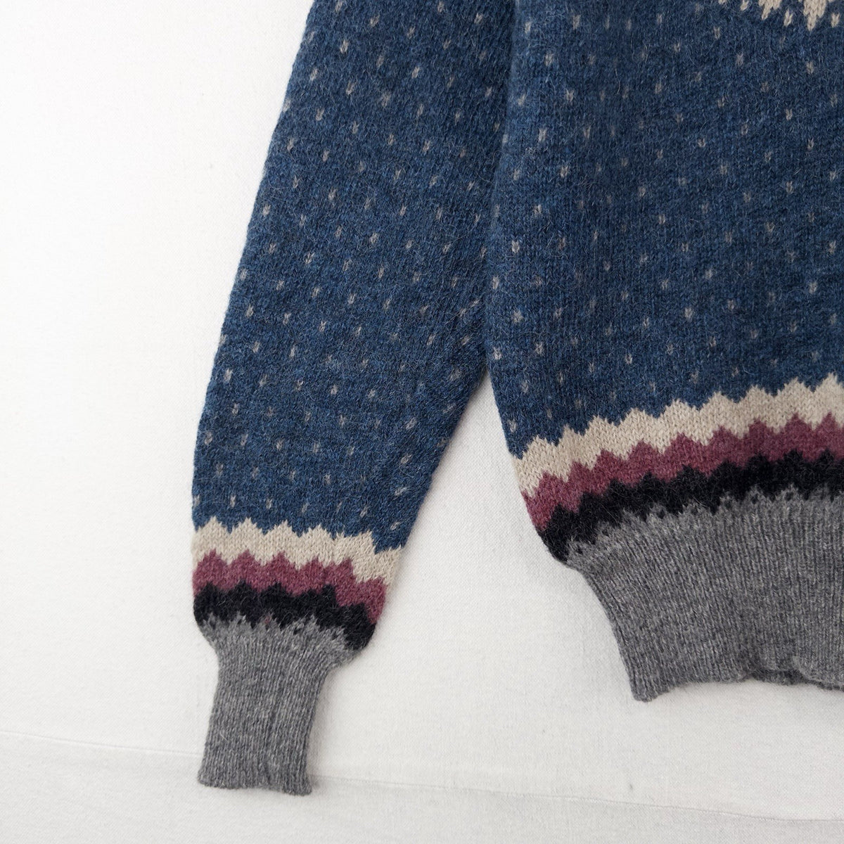 90’s Vtg Woolrich Knit Sweater Wool Mohair Blend Fair Isle Men’s Medium
