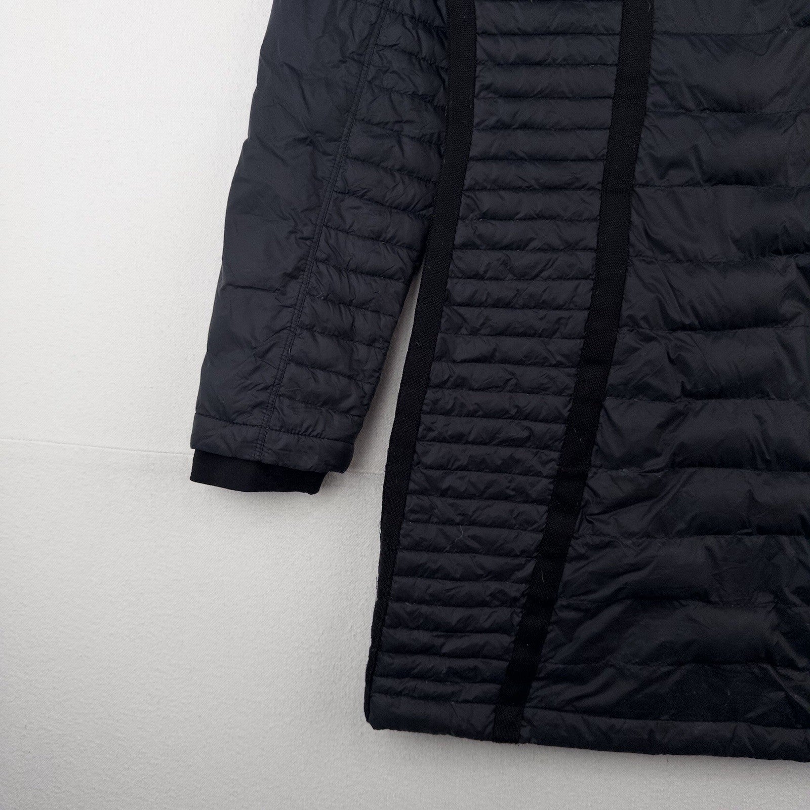 Kuhl Spyfire Parka Jacket Black Long Hooded Down Puffer Coat Women’s  Small