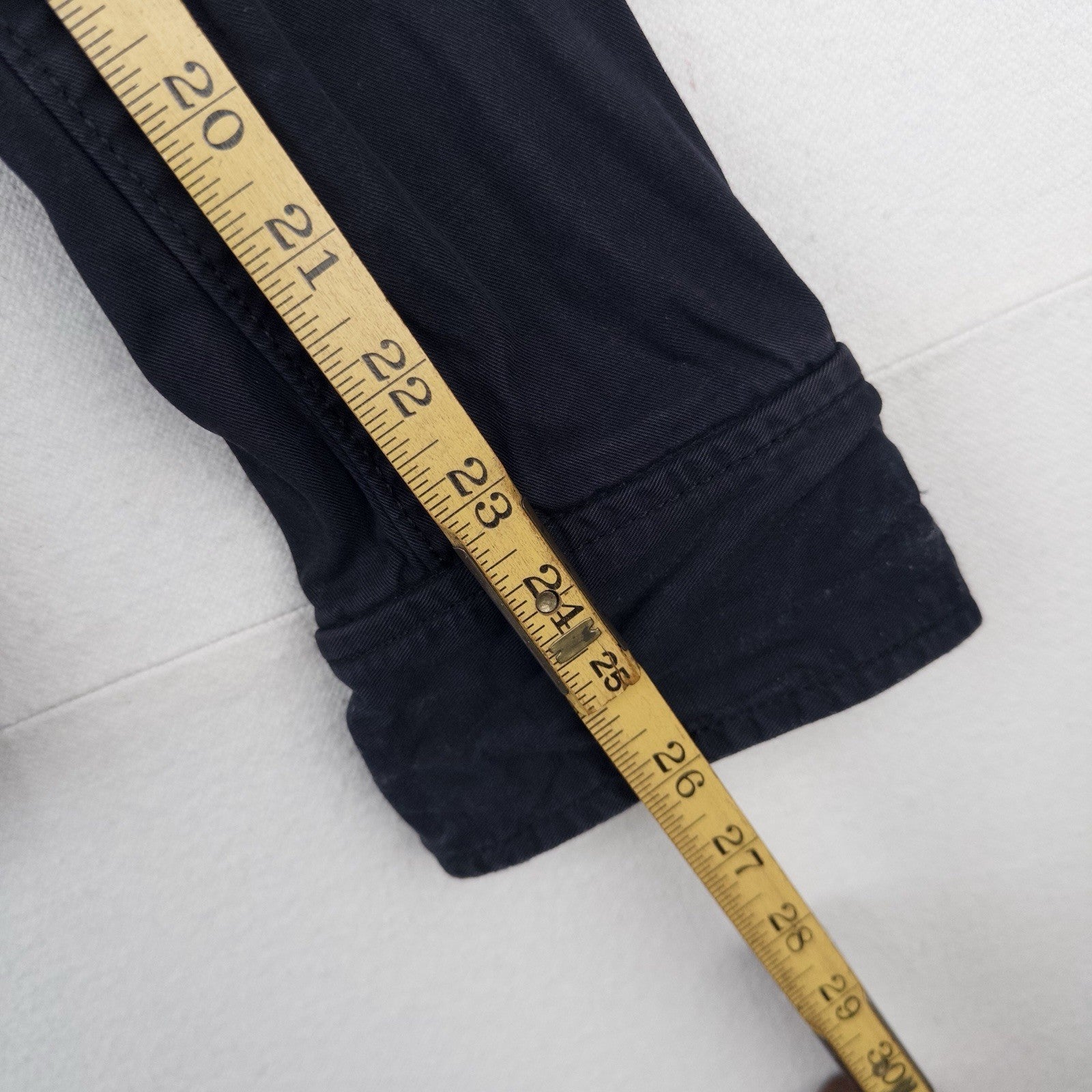 Vintage Abercrombie & Fitch Mens Medium Sentinel Cargo Military Navy Blue Jacket
