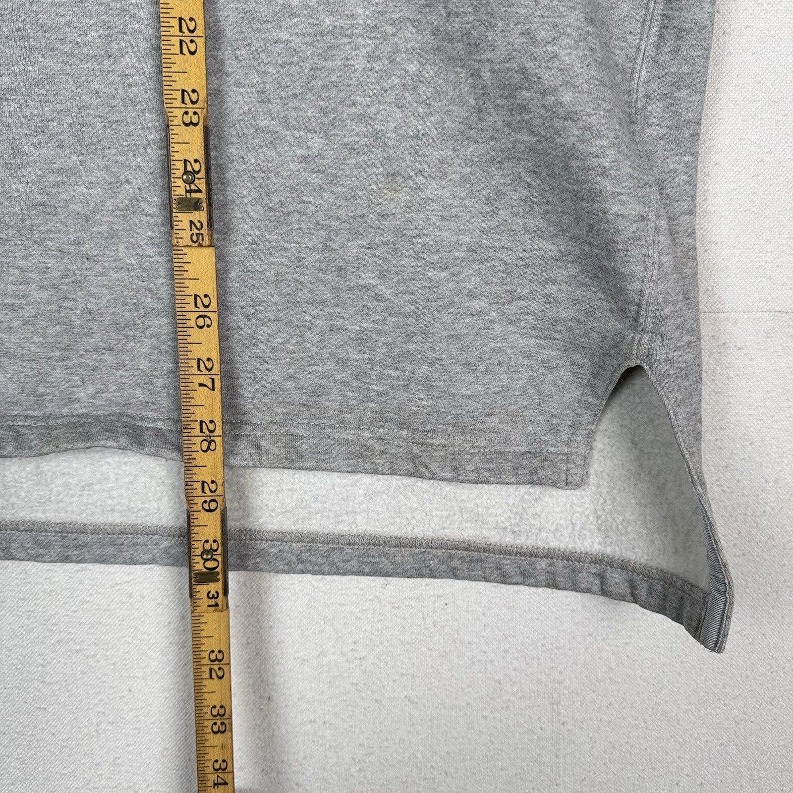 Vintage 90’s Polo Ralph Lauren Collared Short Sleeve Sweatshirt Men's L Gray