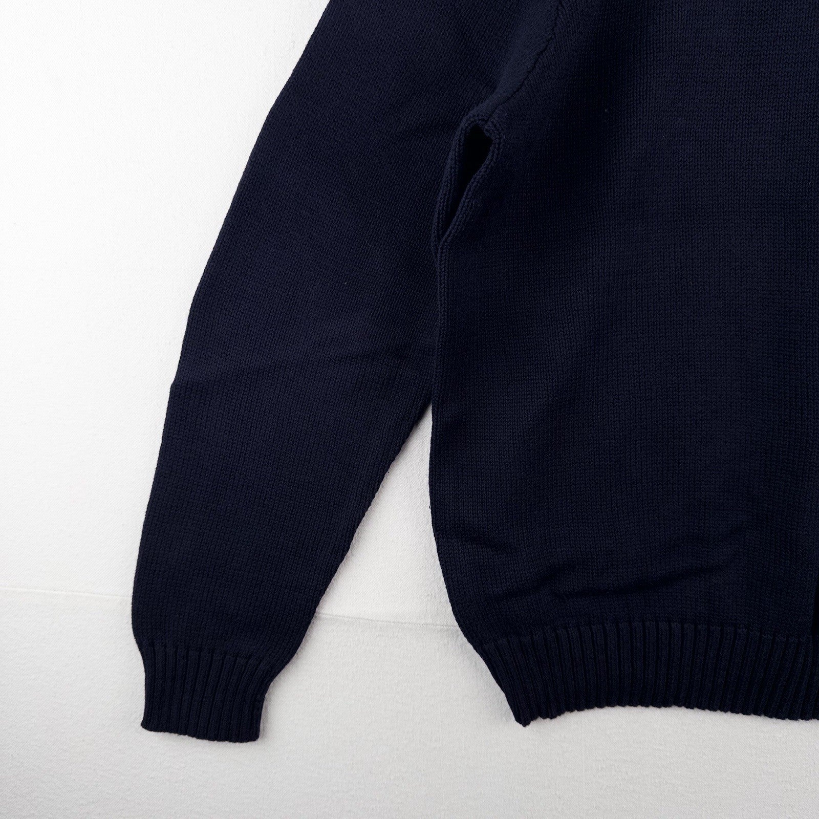 90's Vintage Polo Ralph Lauren Sweater Men's XL Navy Blue Crewneck Pima Cotton