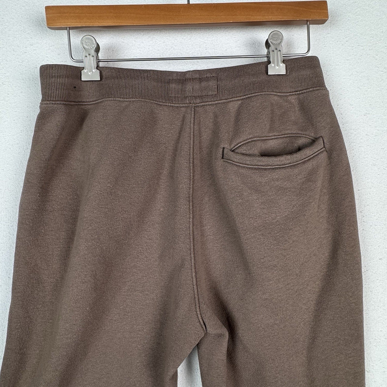 Abercrombie & Fitch Mens Small Relaxed Brown Essential Fleece Jogger Loungewear