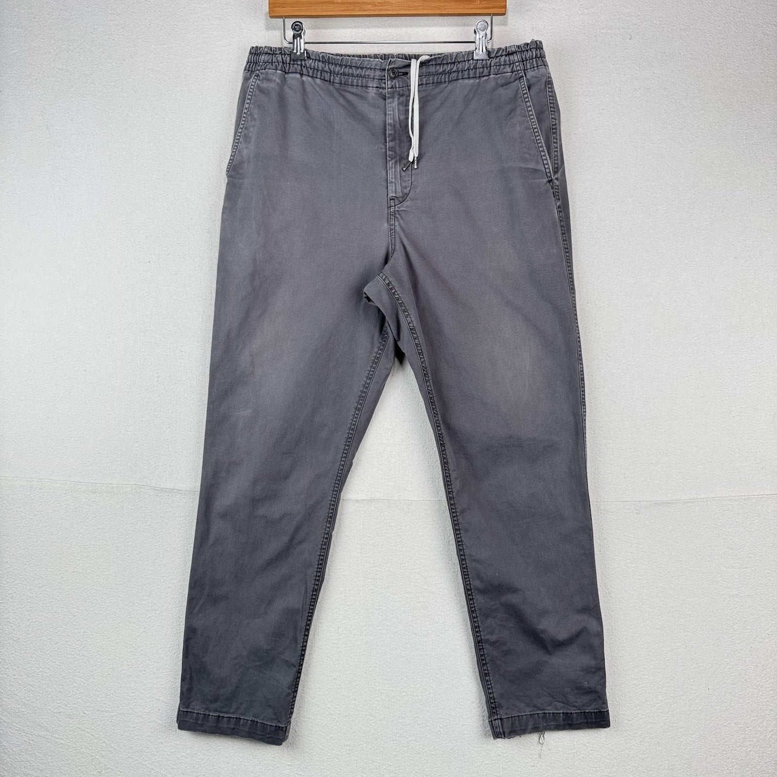 Polo Ralph Lauren Men's XL Stretch Classic Fit Drawstring Pants Faded Gray *Read