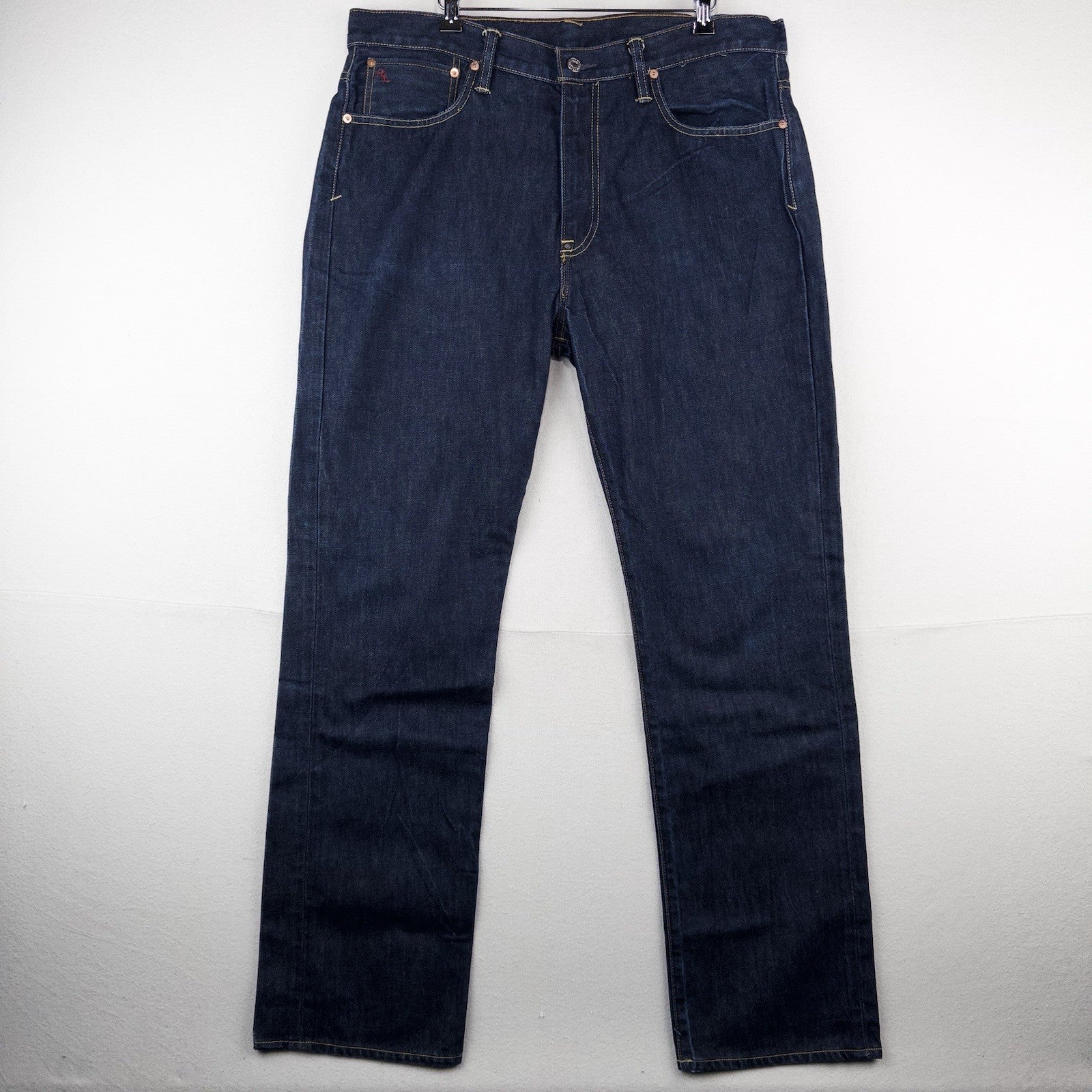 Polo Ralph Lauren Vintage 67 Straight Leg Jeans Men’s 36x34 Dark Wash