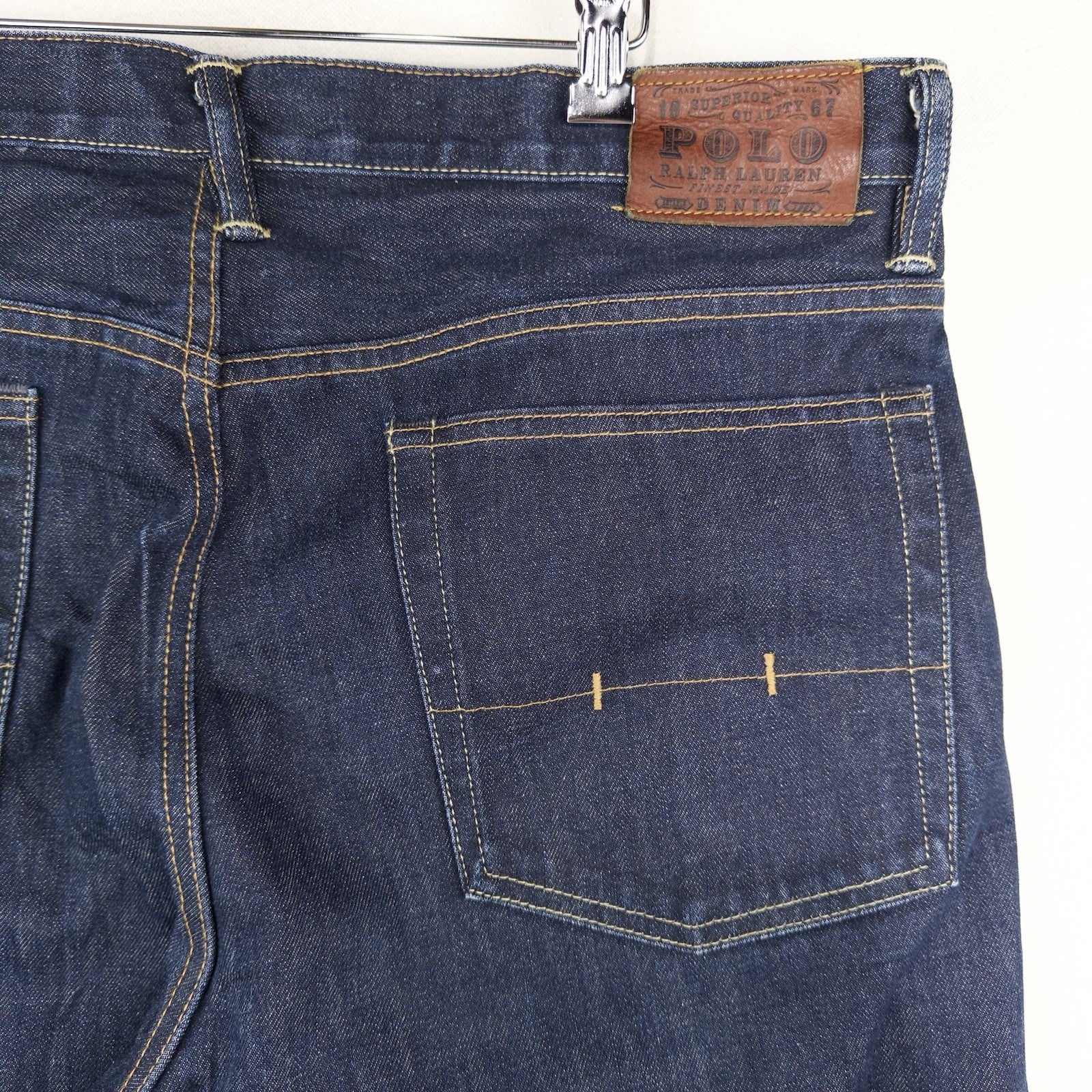 Polo Ralph Lauren Vintage 67 Straight Leg Jeans Men’s 36x34 Dark Wash