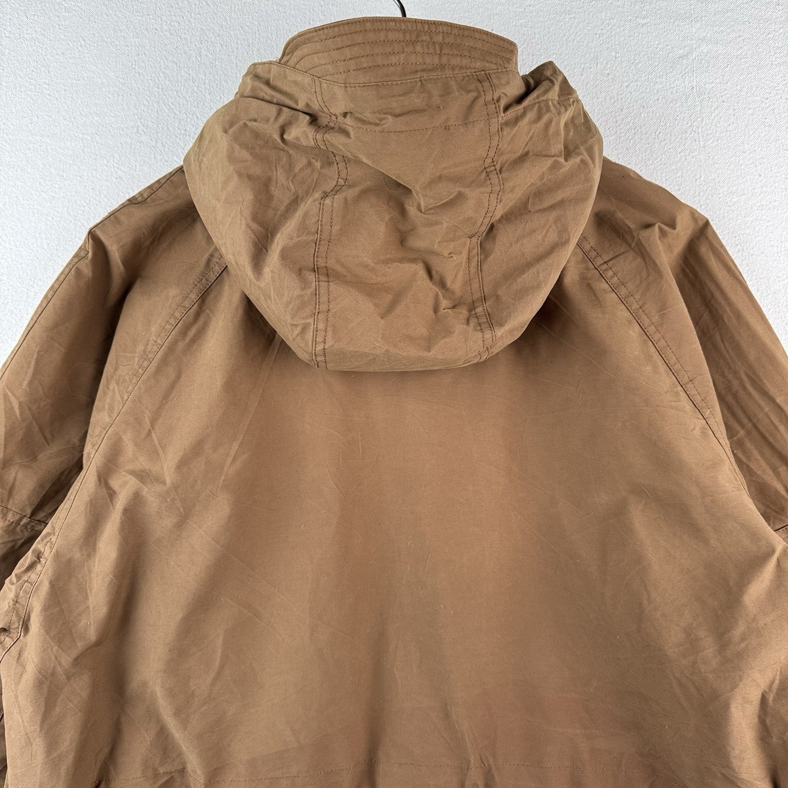 Lands' End Men's Bayfield Cotton Parka Camel Color Size XLT (46-48) *Read