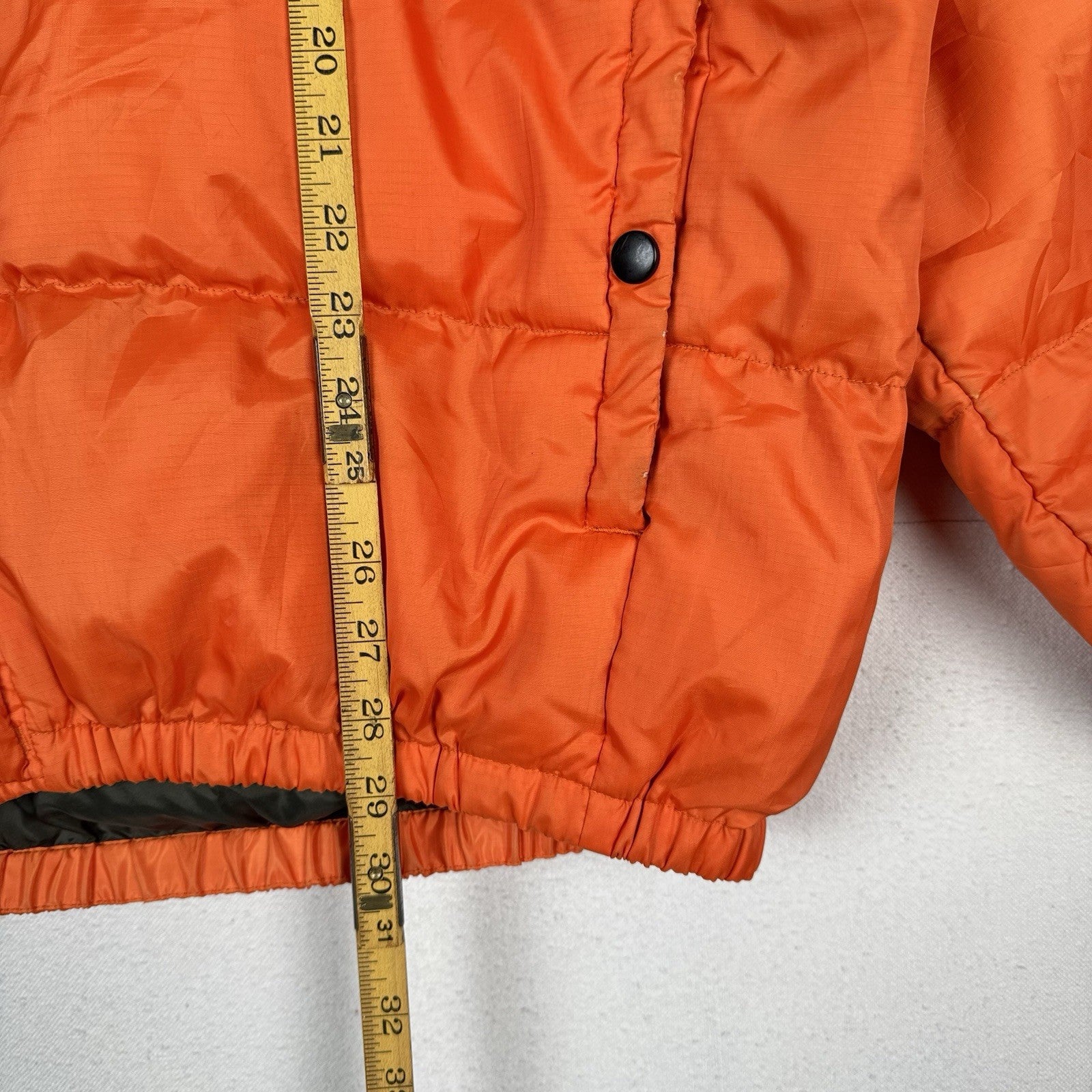 Vtg 90’s Ralph Lauren Polo Jeans Co Puffer Jacket XL Goose Down Outerwear Orange