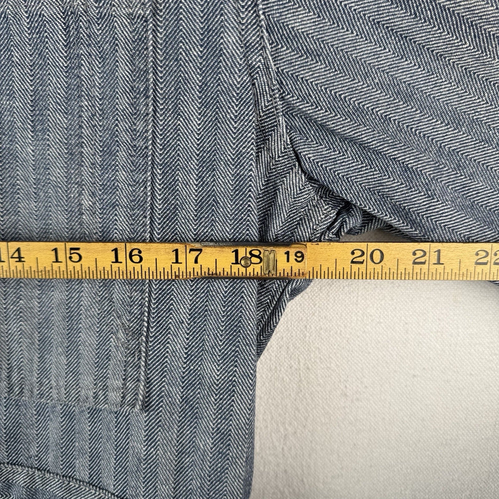 50/60s Vtg Big Smith Hickory Herringbone Coveralls Union Made in USA 40/42 Short