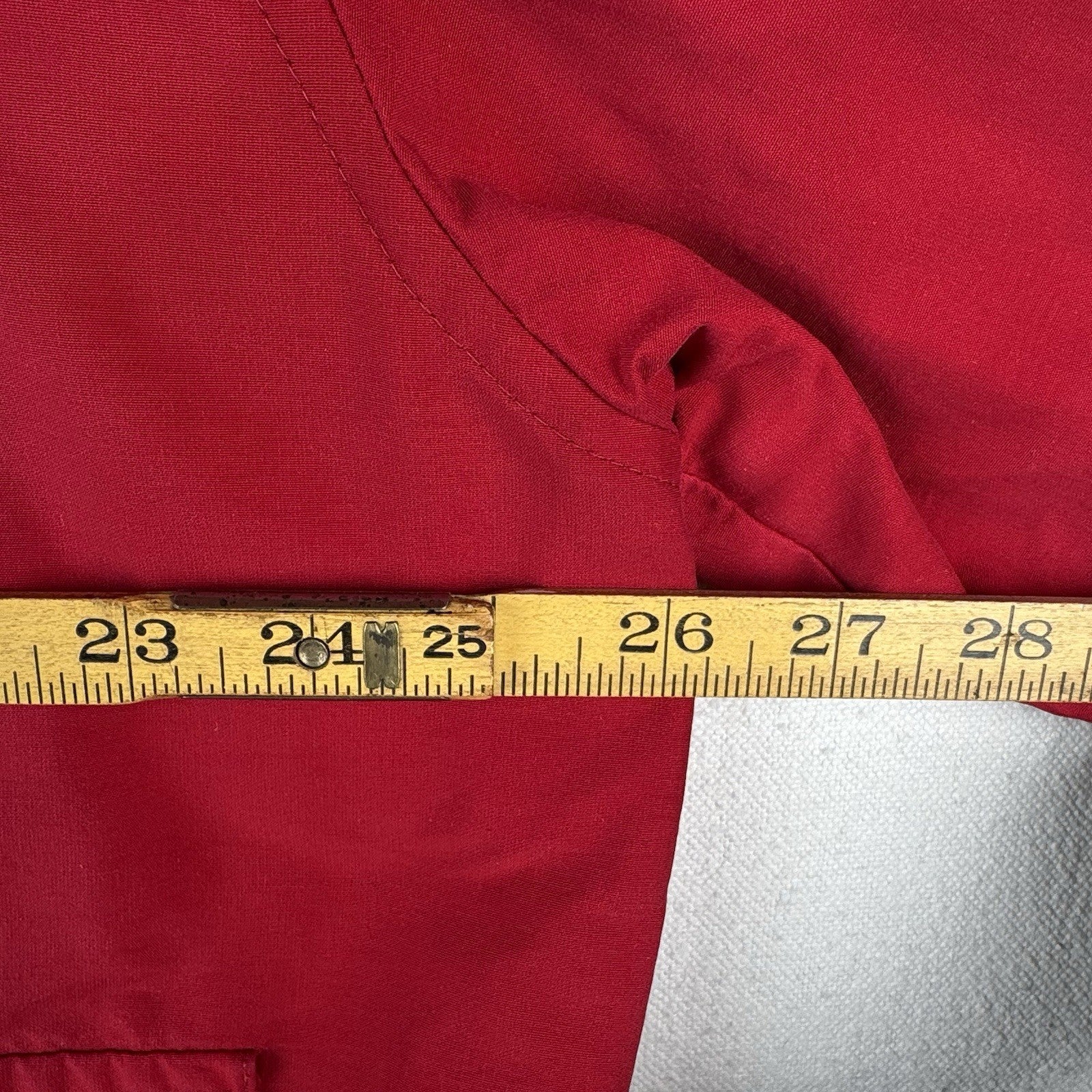 90’s Vtg Polo Ralph Lauren Jacket Men’s L Red A-2 Bomber Fleece Stowaway Hood