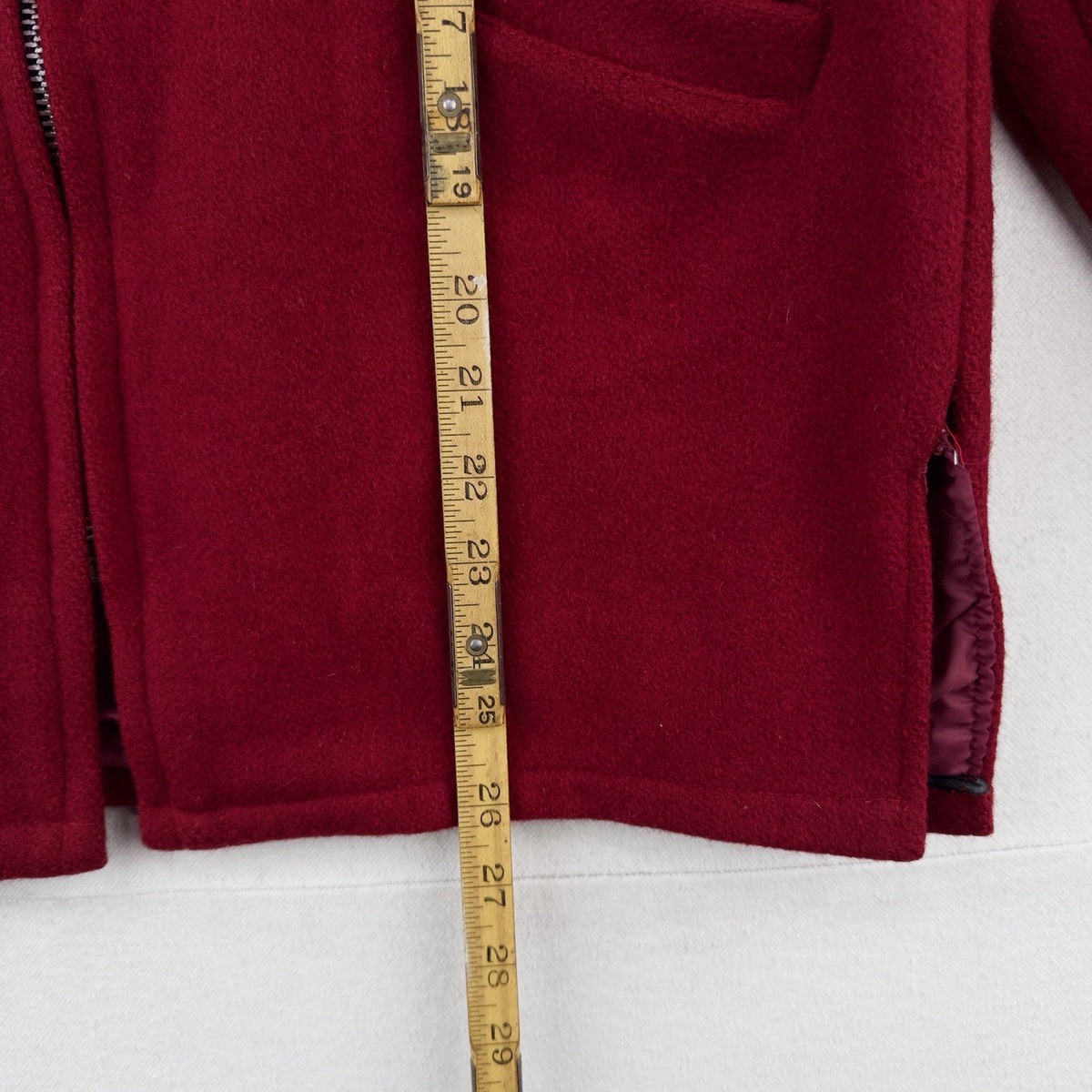 50’s Vtg Butwin Iowa State Varsity Letterman Jacket Womens 12 Burgundy Wool