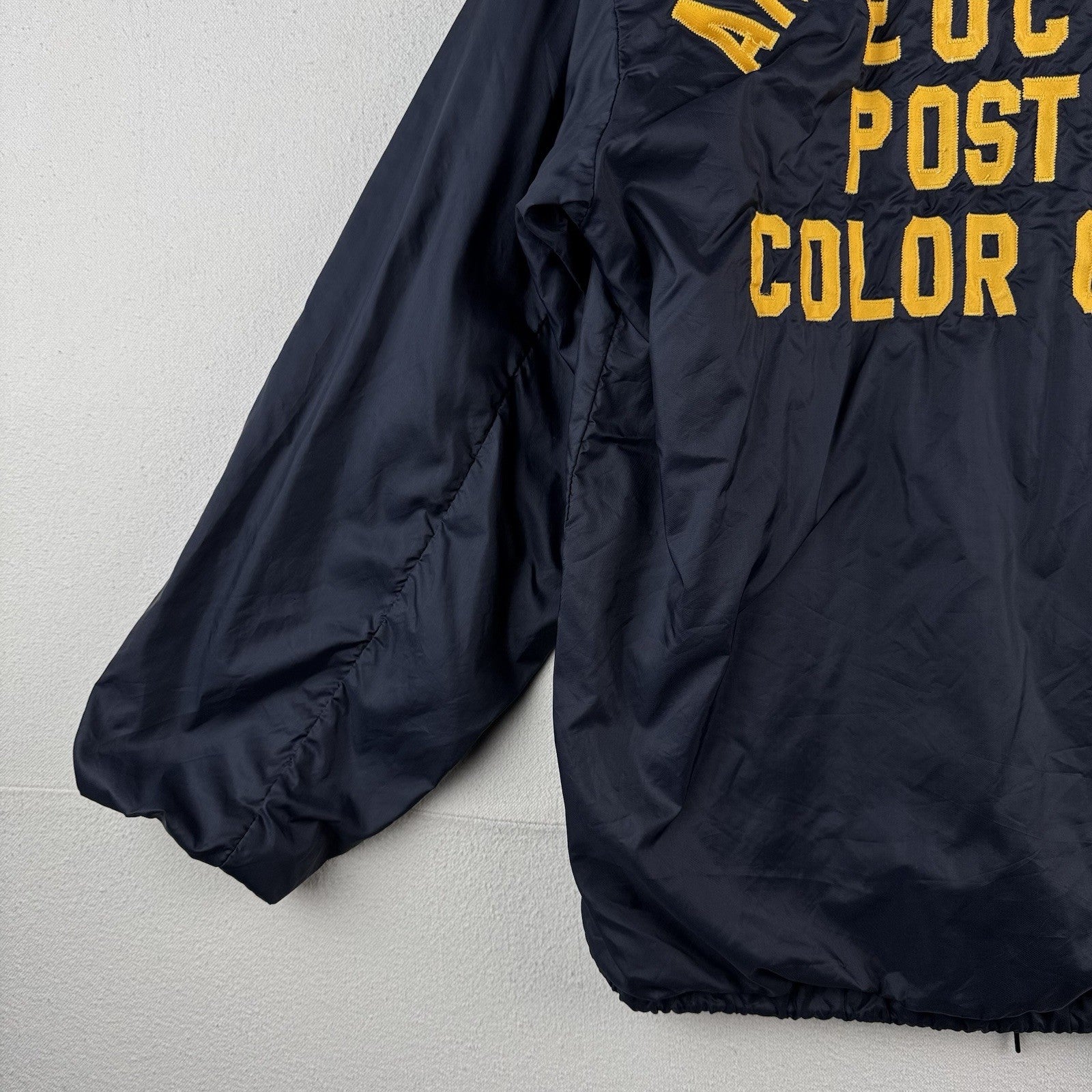 70’s Vtg American Legion USA Large Windbreaker Coach Jacket Euclid OH Post 343
