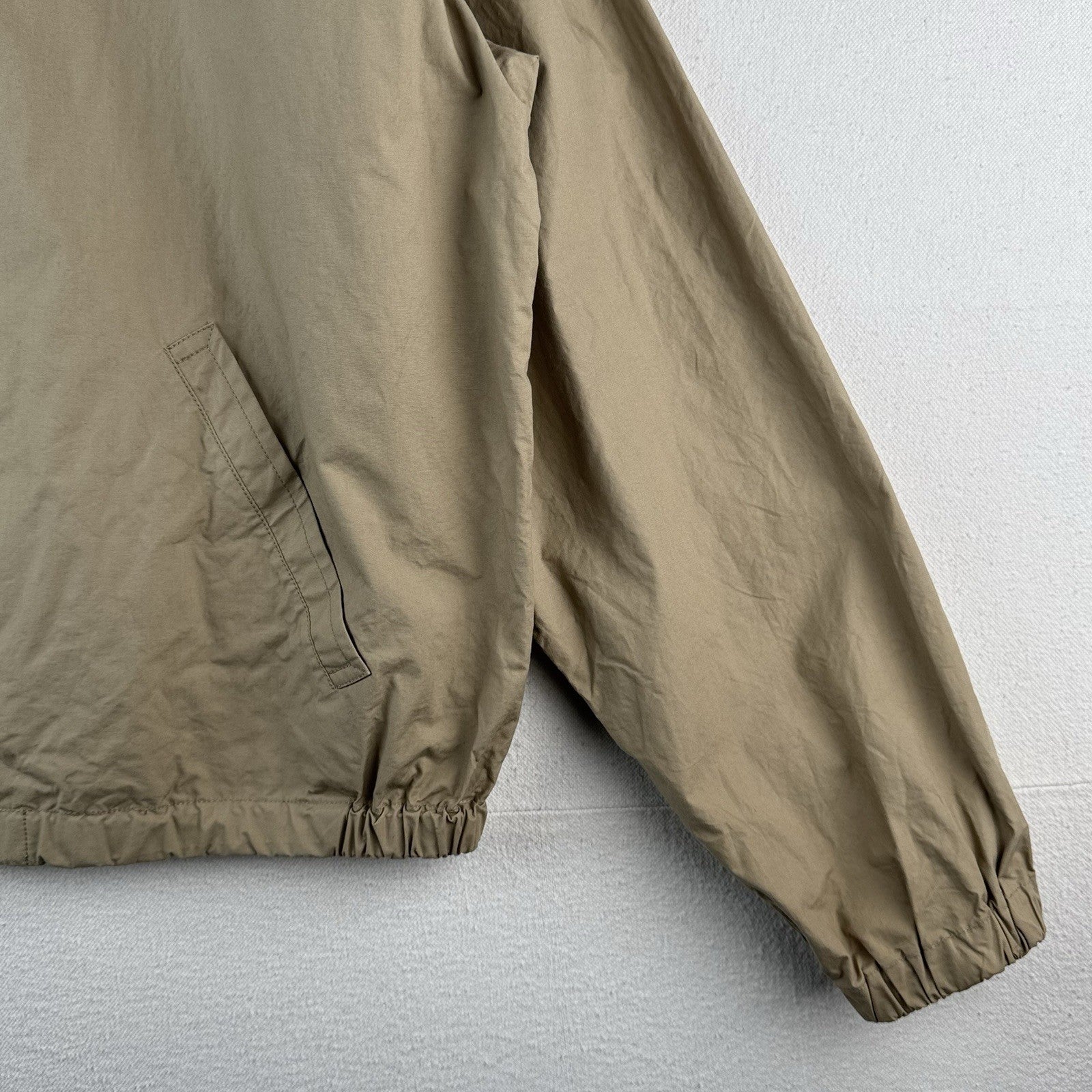 90’s Vintage Polo Ralph Lauren Men’s XL Unlined Harrington  Jacket Beige Tan