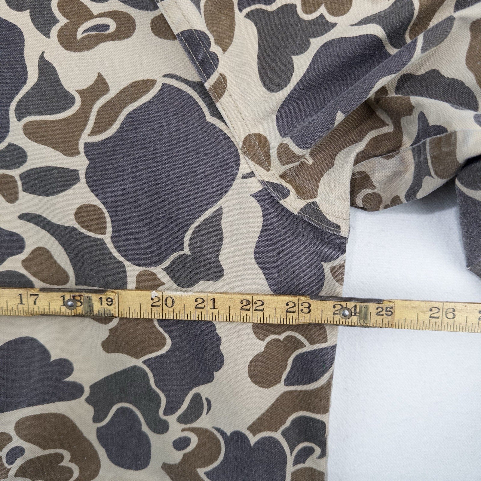 80’s Vtg 10X Goretex Duck Camo Jacket Mens Large Full Zip Hunting With Hood USA