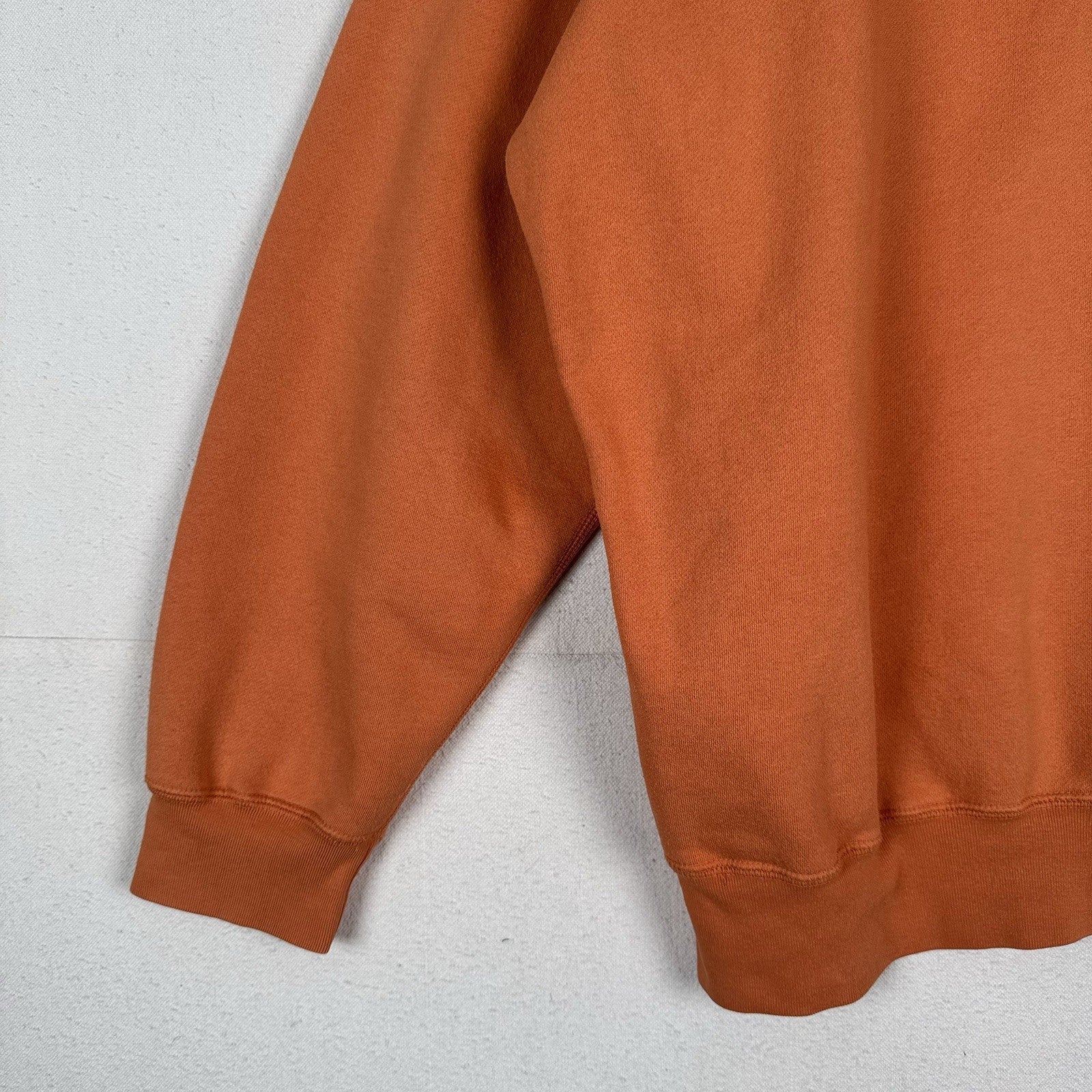 Vintage 90s Polo Ralph Lauren Sweater Fleece Men's XL Orange Crewneck