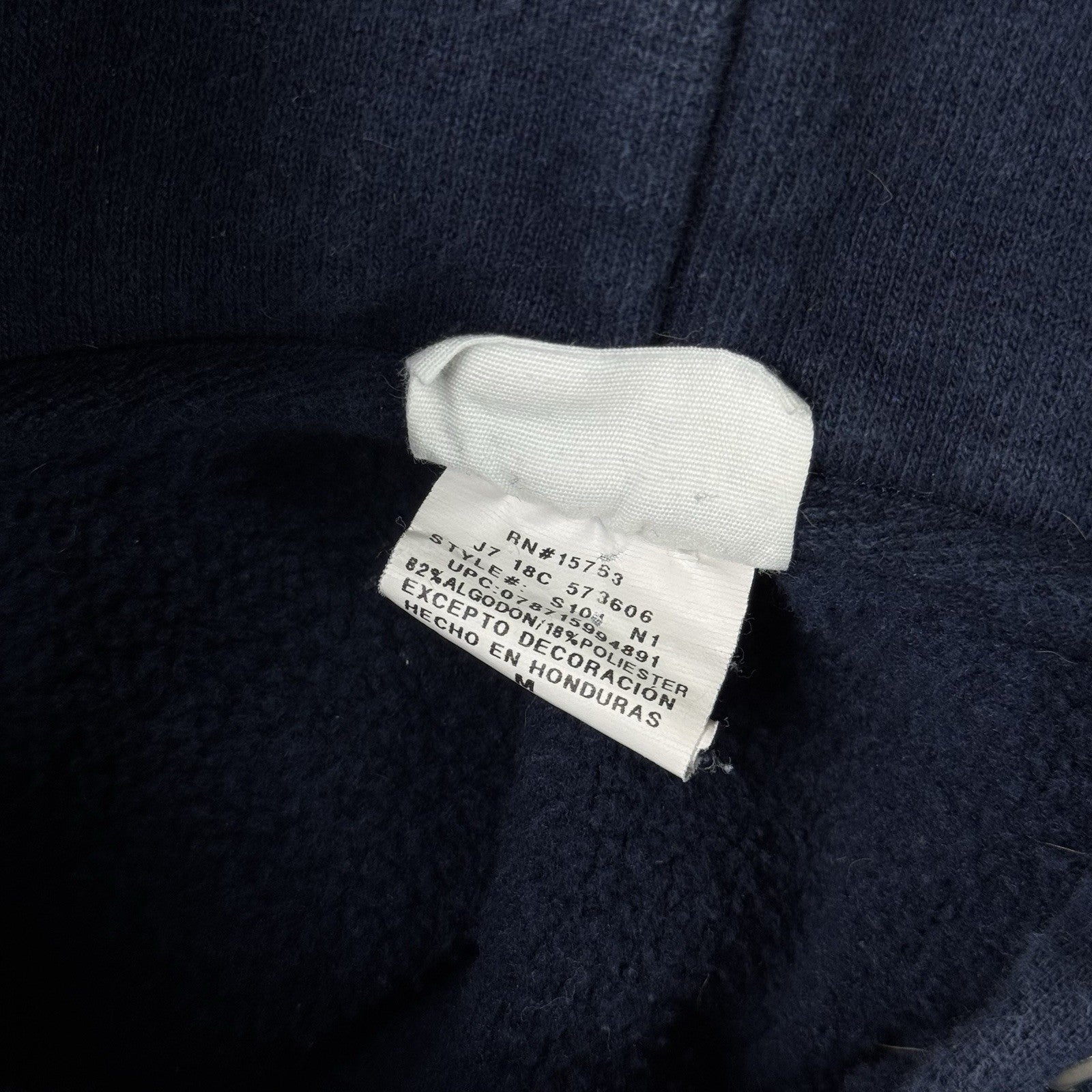 Champion Reverse Weave Blue Hoodie Embroidered Saint Ignatius Basketball Size M