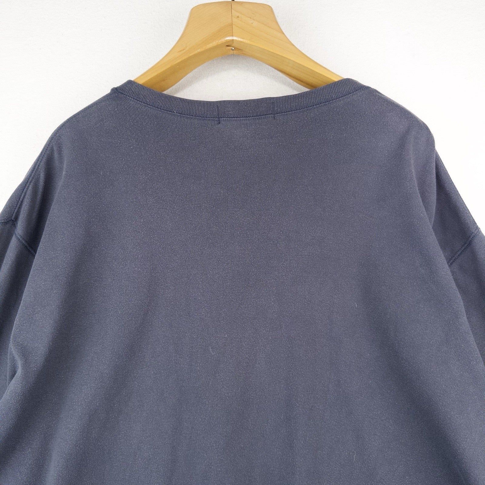 90’s Vtg Polo Ralph Lauren 2-button Henley Long Sleeve Blue Tee Shirt Mens 2XL