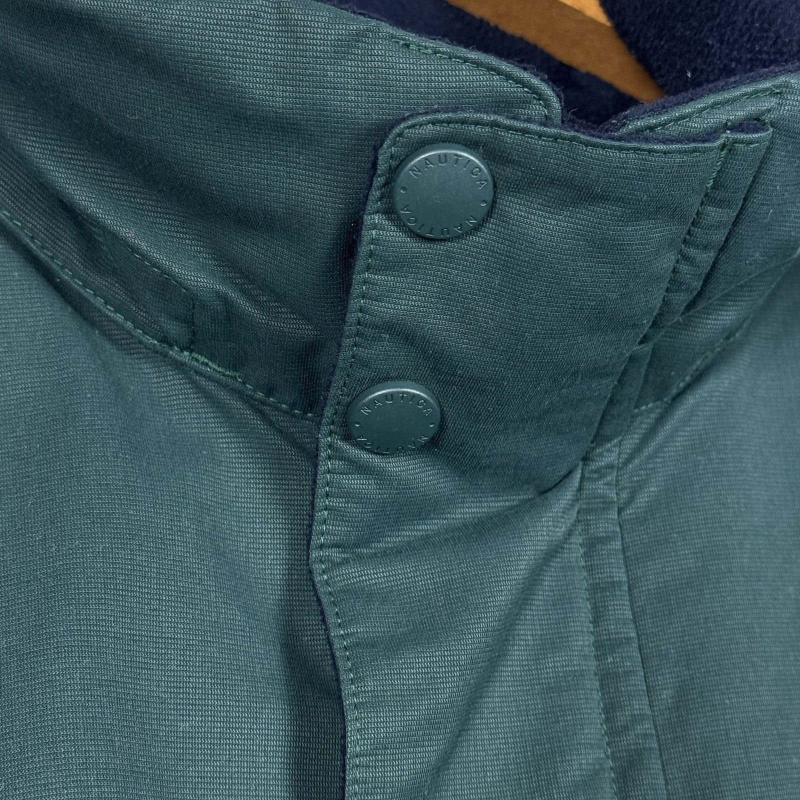 Nautica Reversible Jacket Mens XL NX2000 Fleece Insulated Full Zip Nylon Y2K