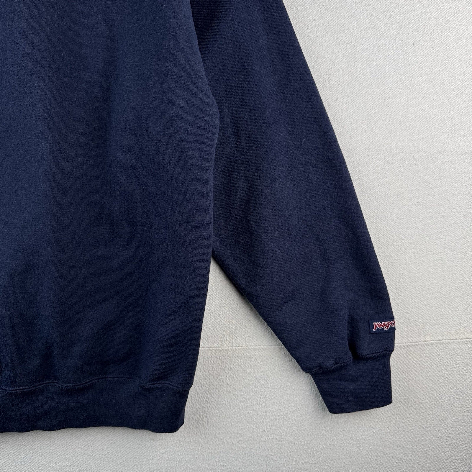 90’s Vtg JanSport Univ Notre Dame Alumni Crew  Embroidered Sweatshirt L Blue