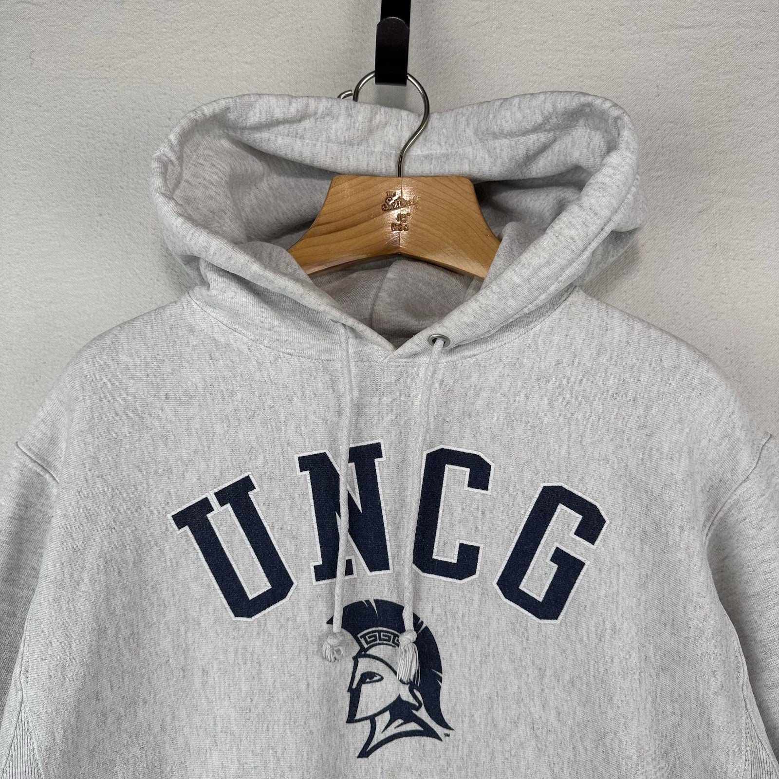 90s Vtg Champion Reverse Weave Hoodie UNCG North Carolina Greensboro Spartans M