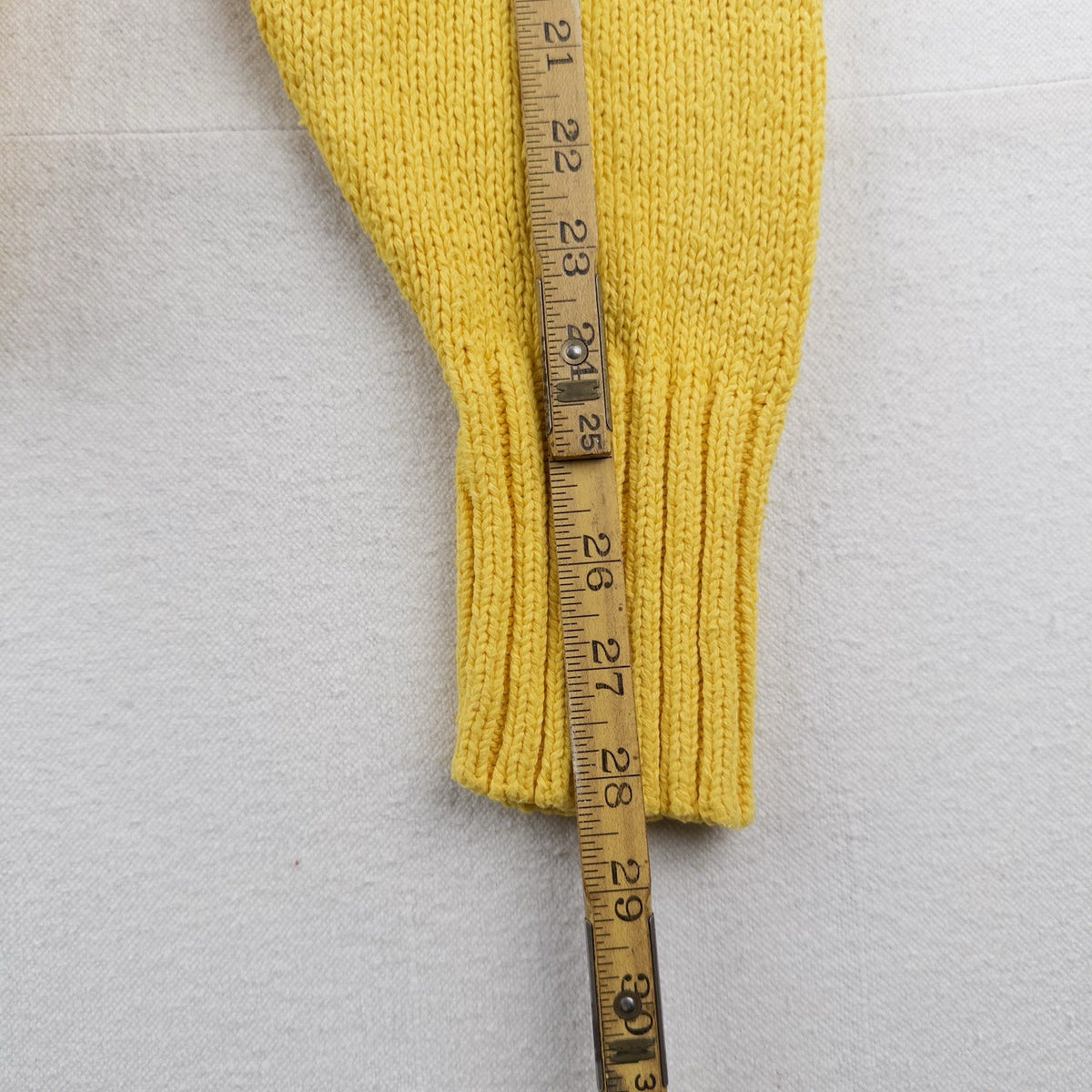 90’s Vtg Polo Ralph Lauren Chunky Yellow Cotton Sweater Men’s 2XL