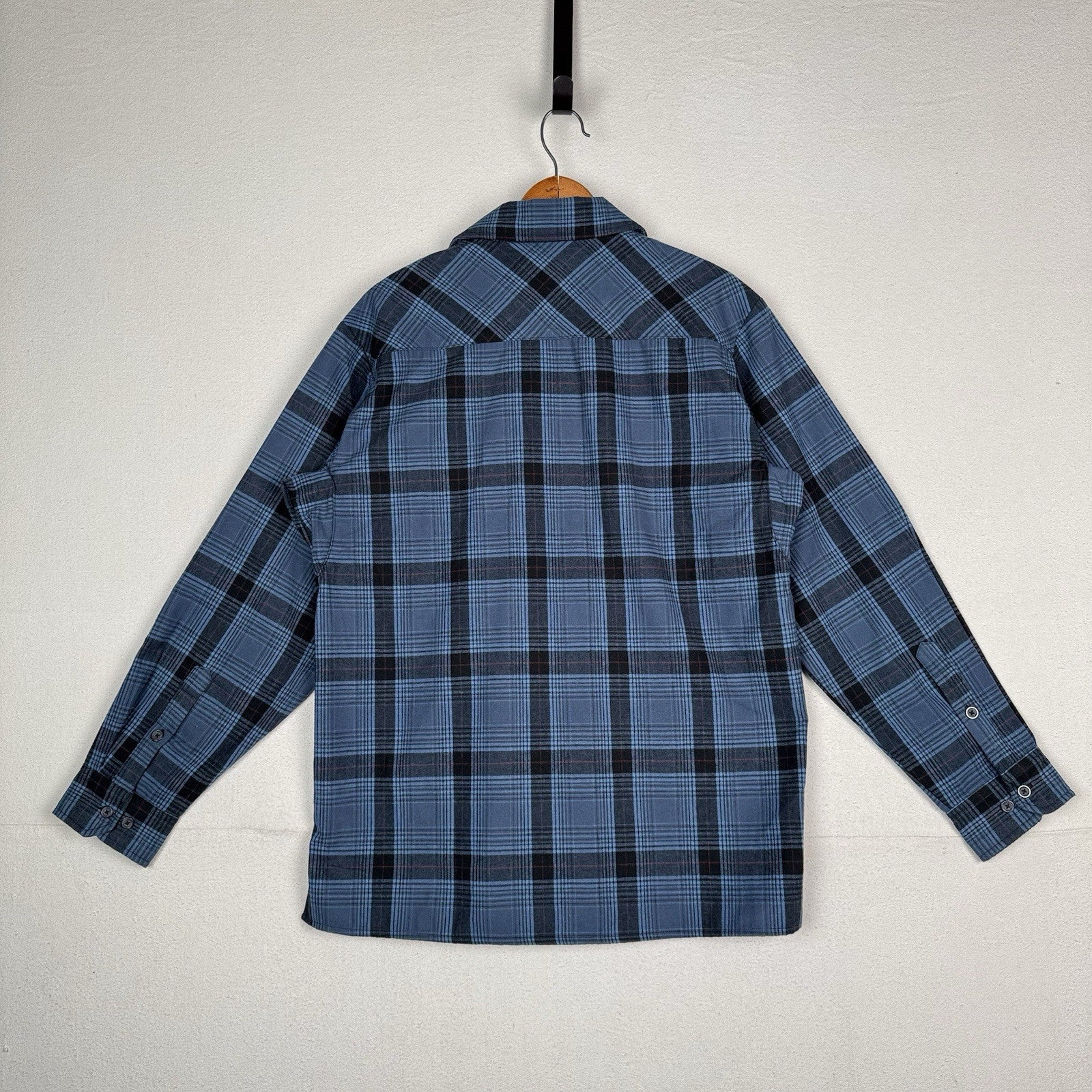 Vertx Canyon River Flannel Blue Ridge Plaid Men’s Large L Tactical Shirt