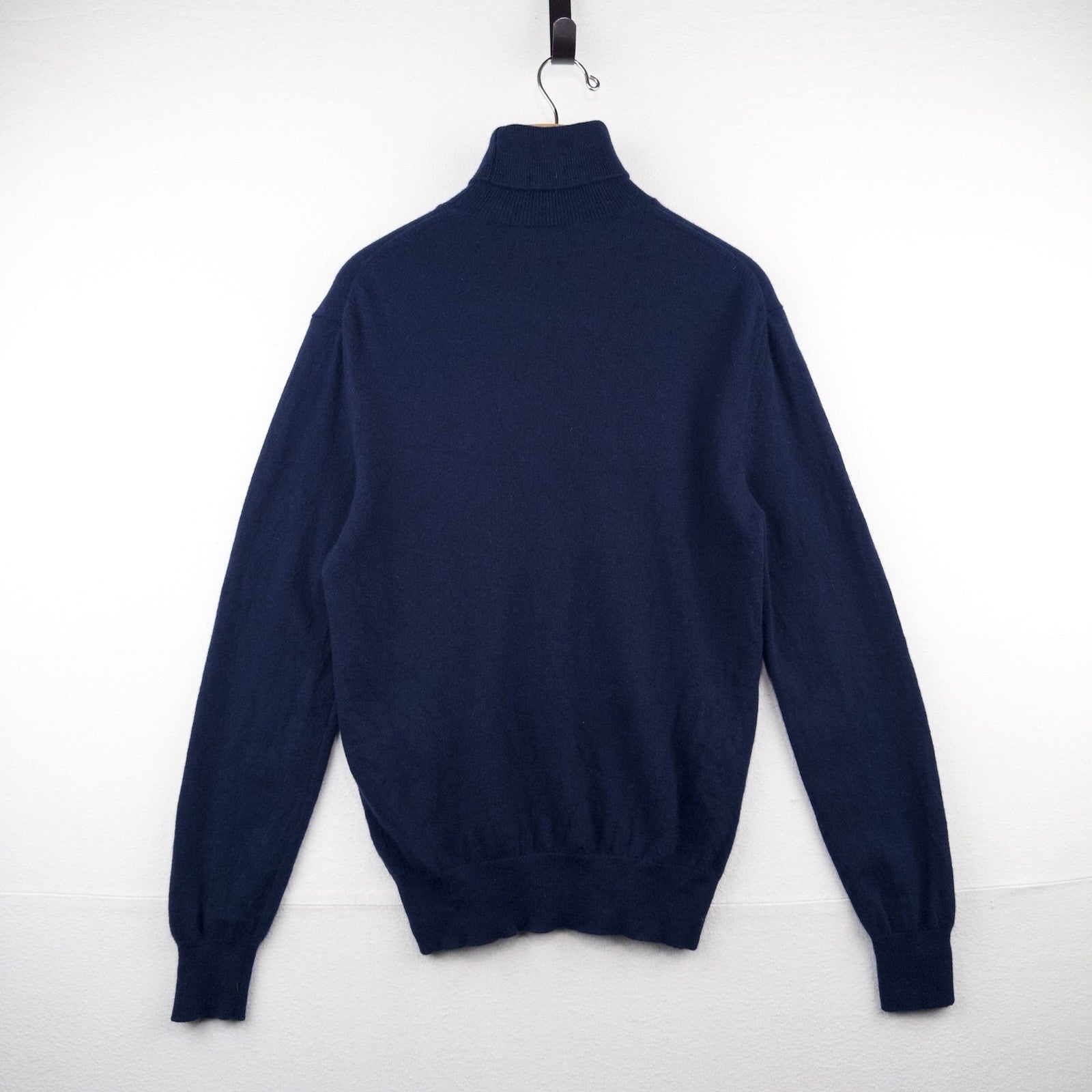 United Colors of Benetton Men’s M Blue Cashmere Turtleneck Sweater
