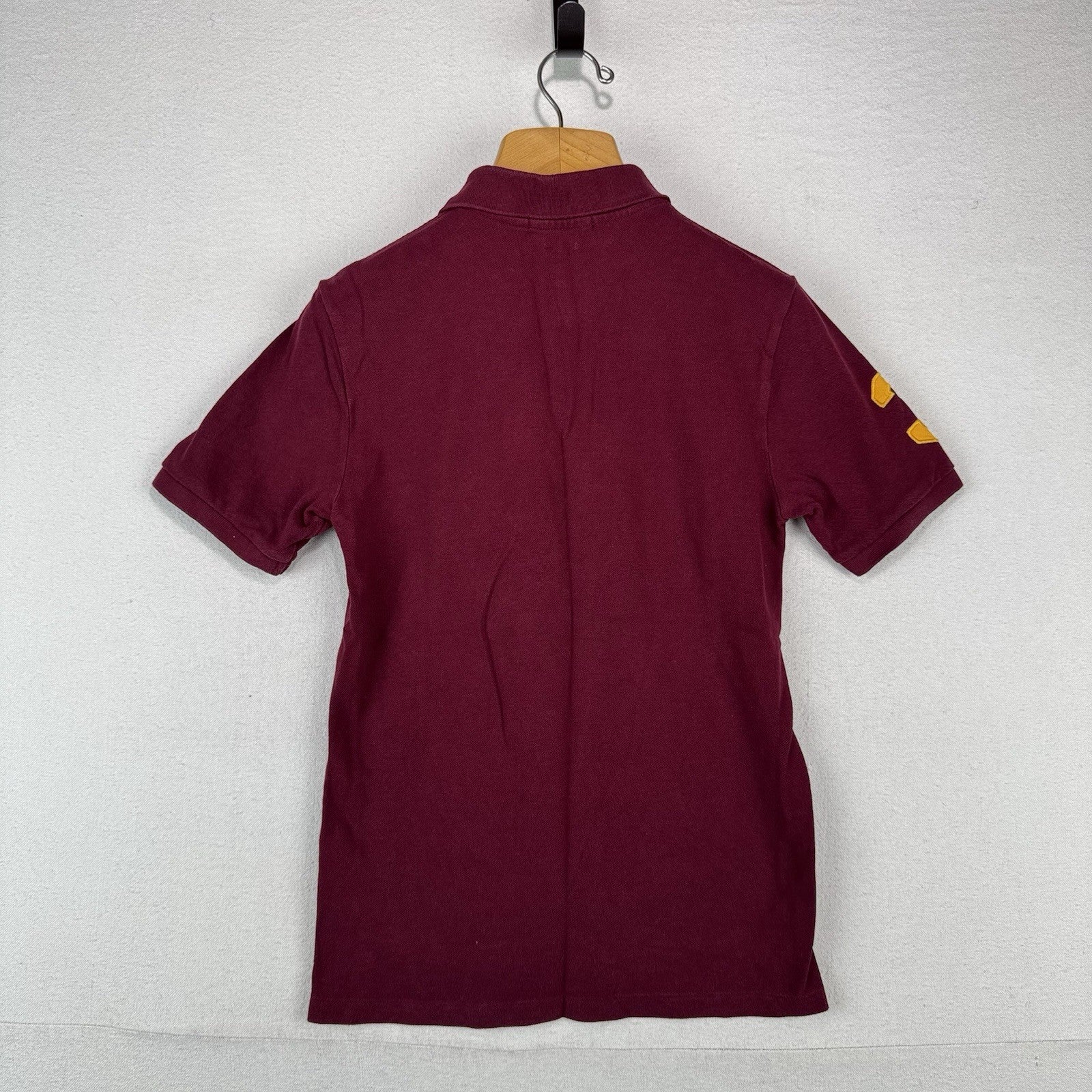 Polo Ralph Lauren Boy’s L 14-16 Classic Fit Big Pony Shirt Maroon #3 *Read