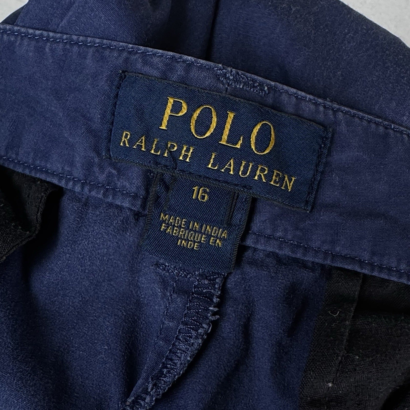Polo Ralph Lauren Chino Pants Boys 16 Straight Leg Slacks Blue