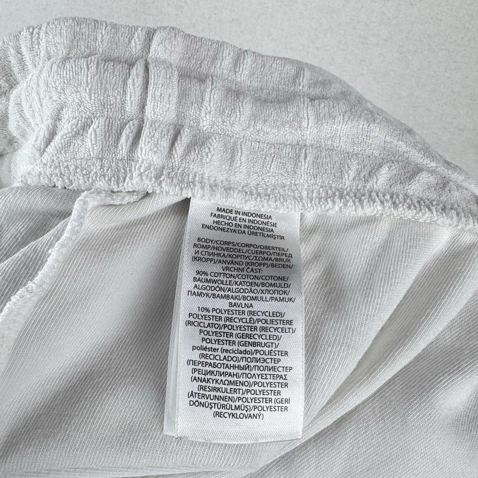 Polo Ralph Lauren Men’s L (34x6) White Terry Cloth Shorts Drawstring