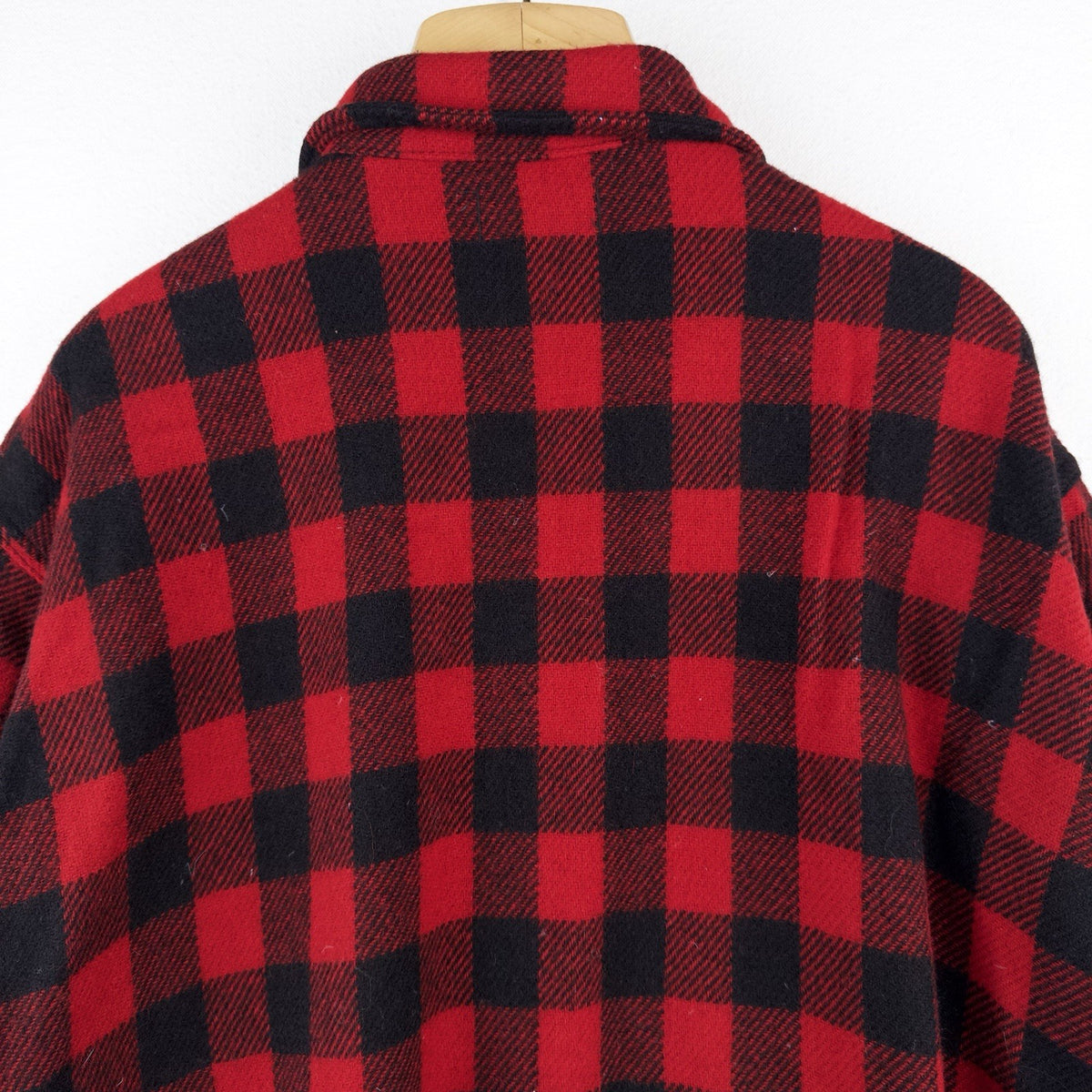 80’s Vtg LL Bean Maine Guide Shirt Wool Red Buffalo Plaid Men’s 2XL Made In USA