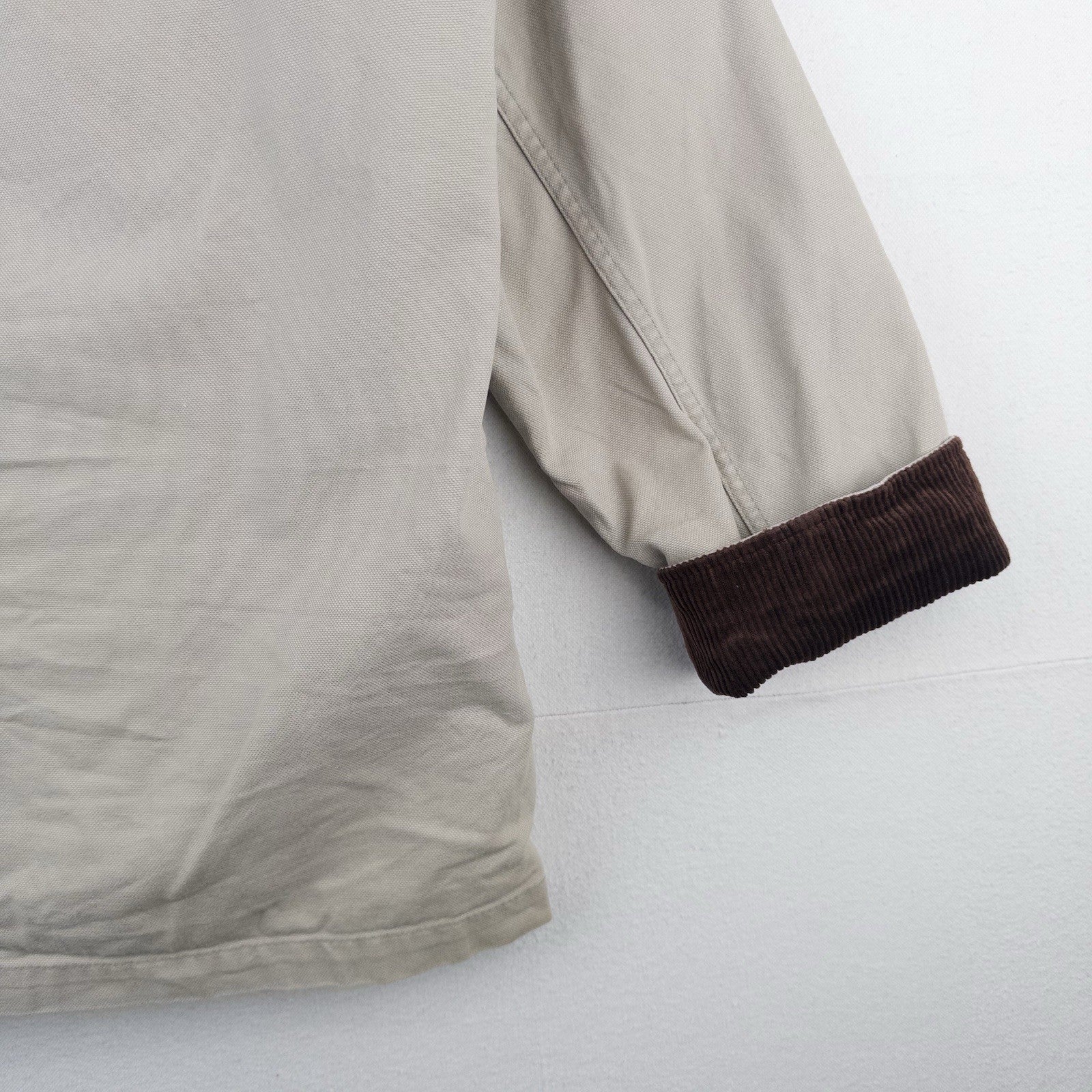 90’s Vtg J Crew Men’s M (46) Heavy Canvas Chore Field Coat Jacket Sherpa Lining