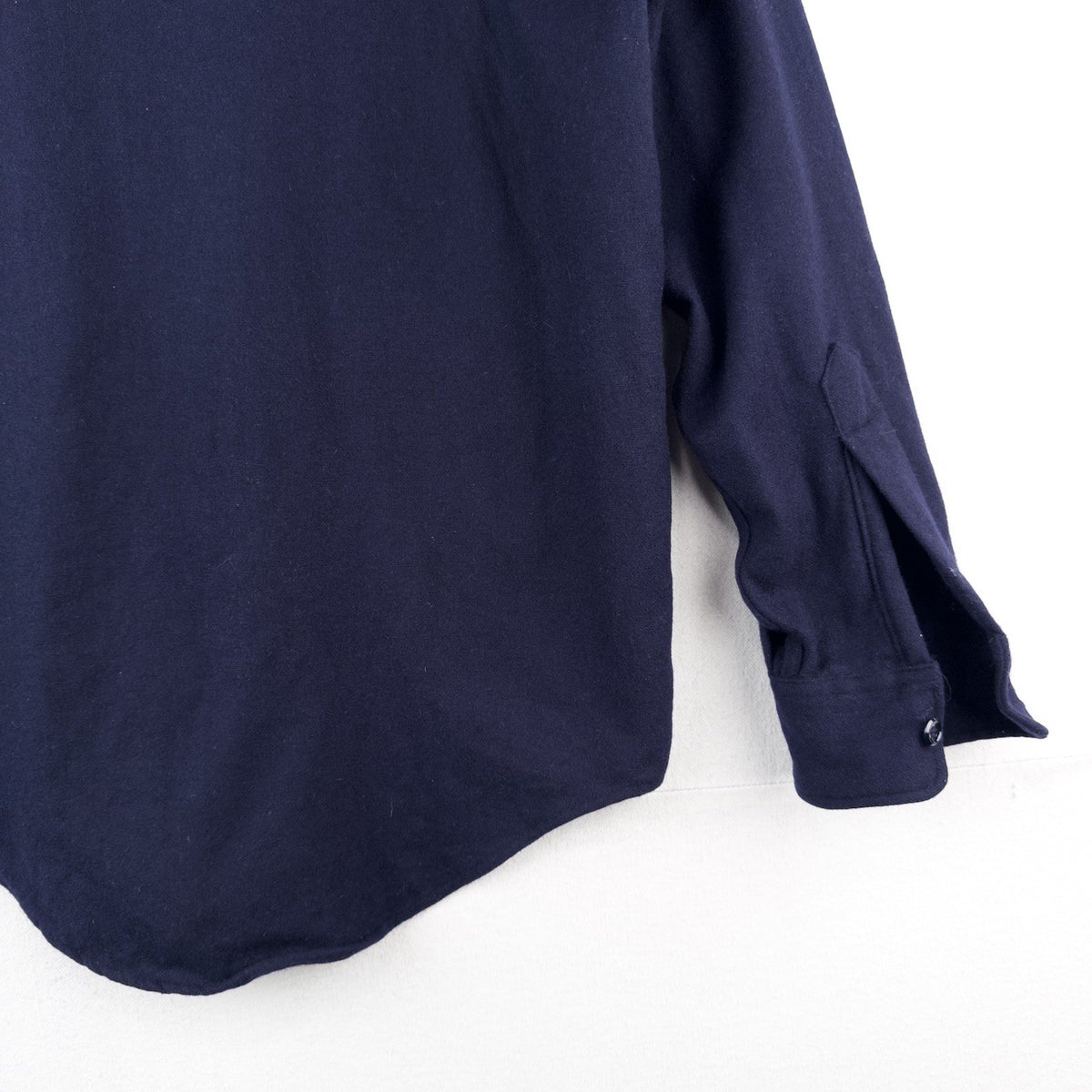 50’s Vintage Military Wool Navy Blue Shirt Elbeco Regulation Men’s 15.5 Large