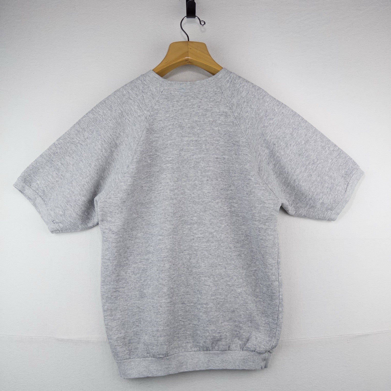 90’s Vtg Kindan Athletic Dept. Gray Short Sleeve Sweatshirt Stencil Raglan XL
