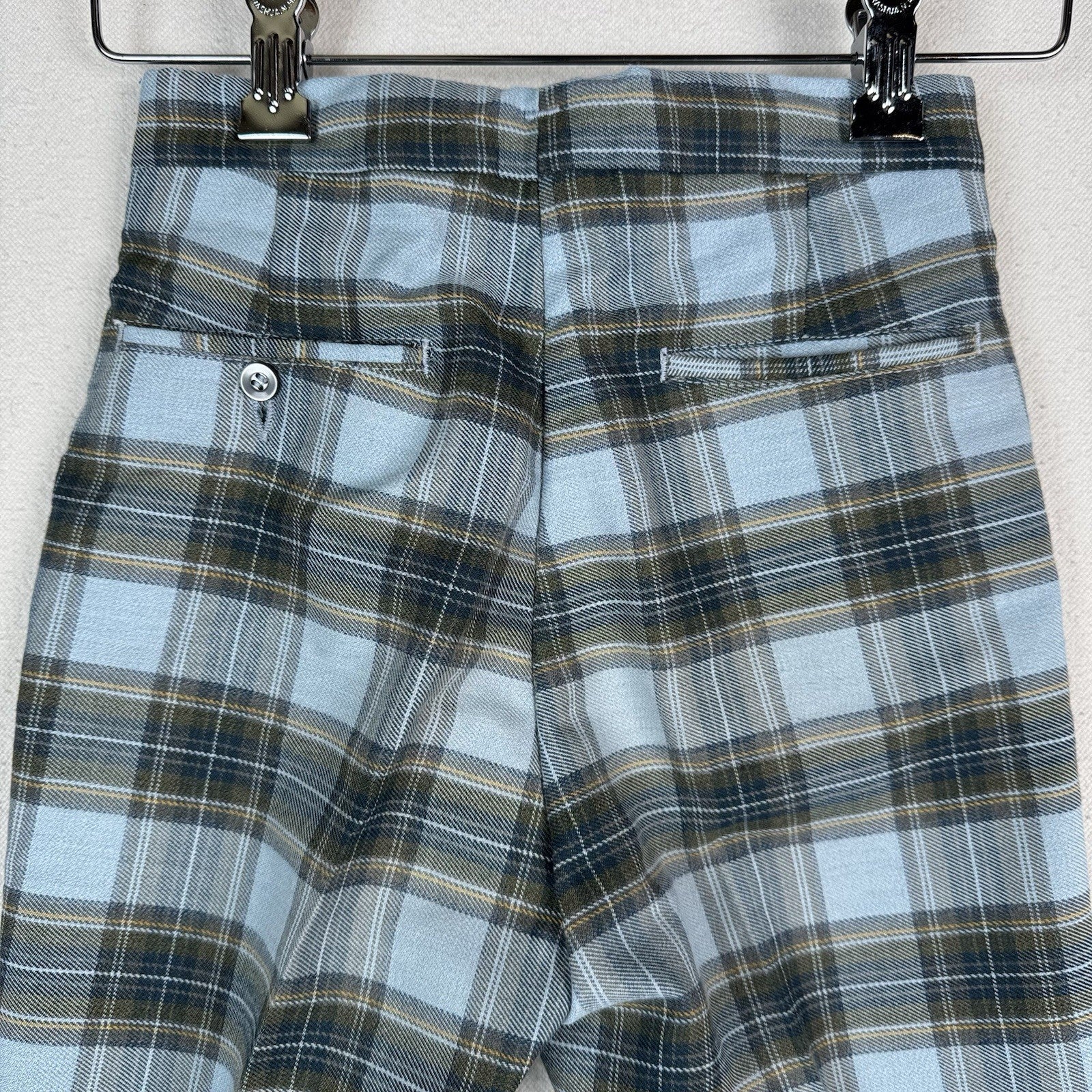 Vintage Lord And Taylor Kids Plaid Pants Blue Vail Sweatshirt Set 4-5T Preppy