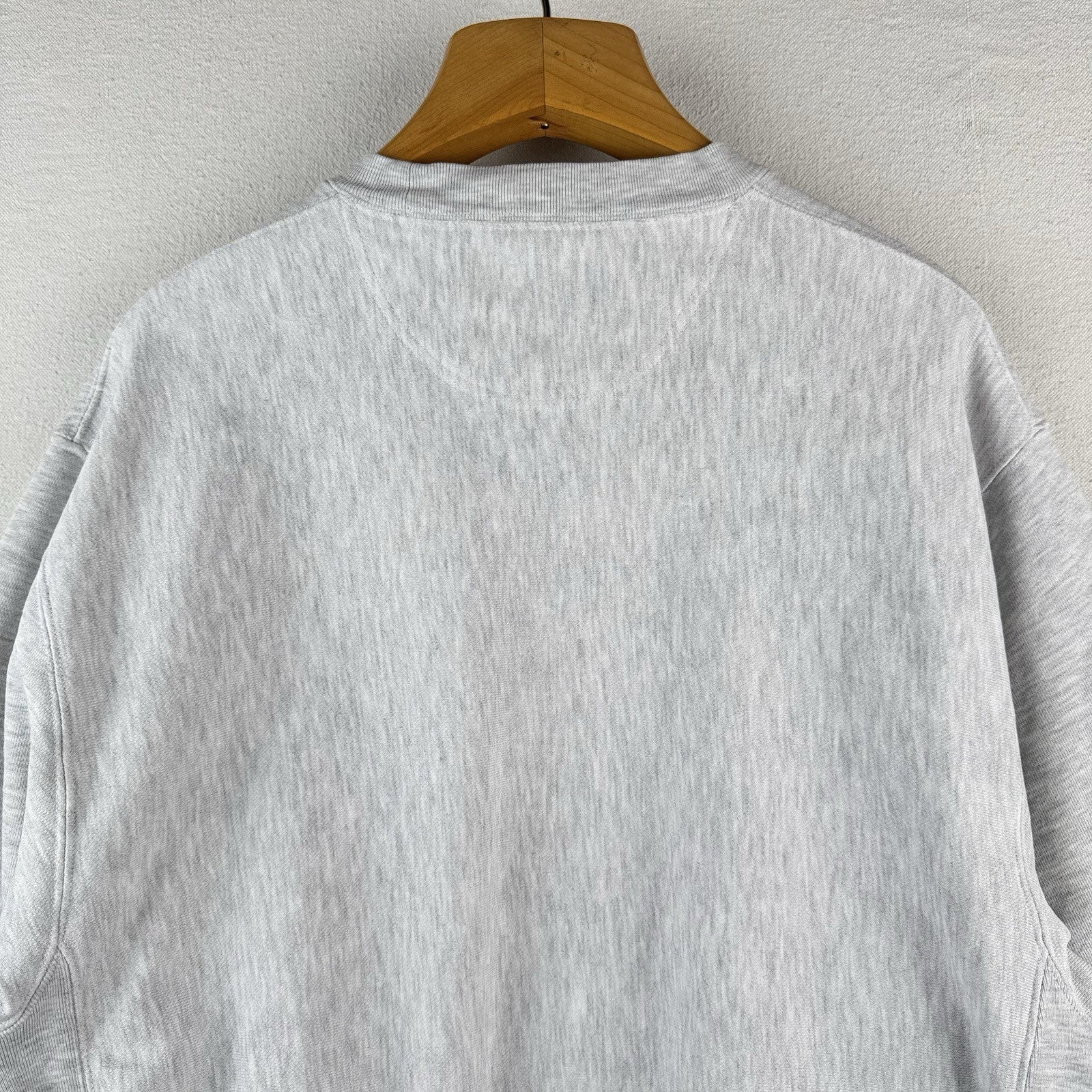 Vintage Champion Xavier Reverse Weave Crewneck Gray Sweatshirt Unisex Large