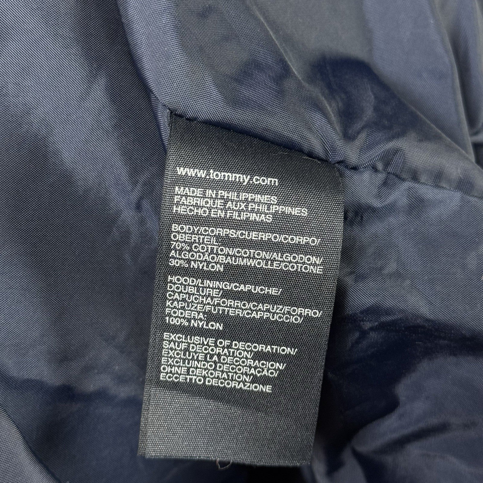 Vintage Tommy Hilfiger Jacket) RN 77806 Size XXL Green/Blue (Outer Layer Only)