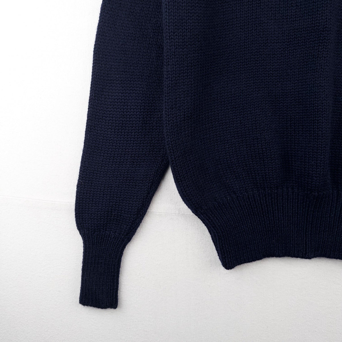 80’s Vtg Peterborough Row X Bloomingdales Boat Neck Wool Heavy Blue Sweater L