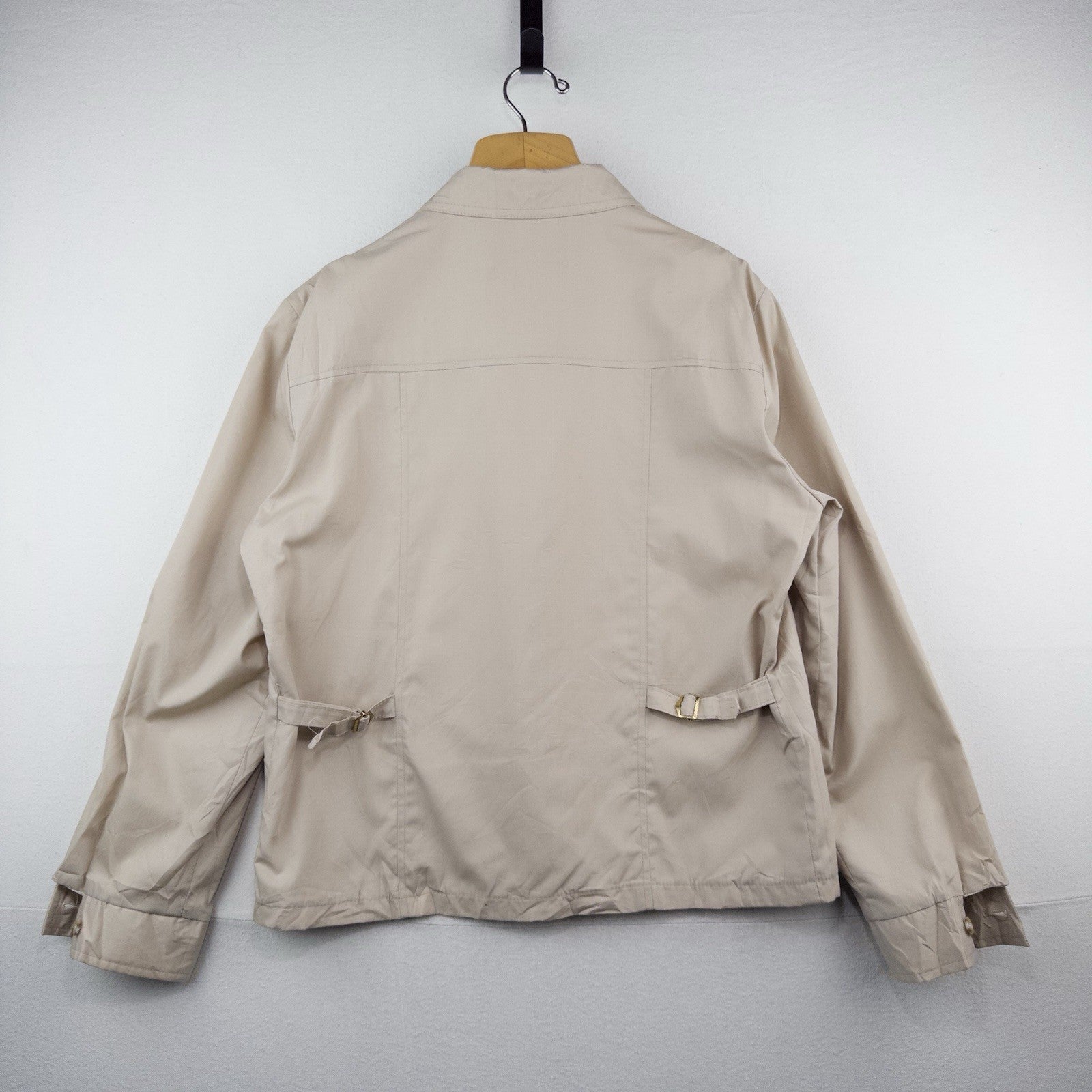 80’s Vtg Aberdeen Men’s M Tan Lightweight Field Jacket Full Zip Pockets