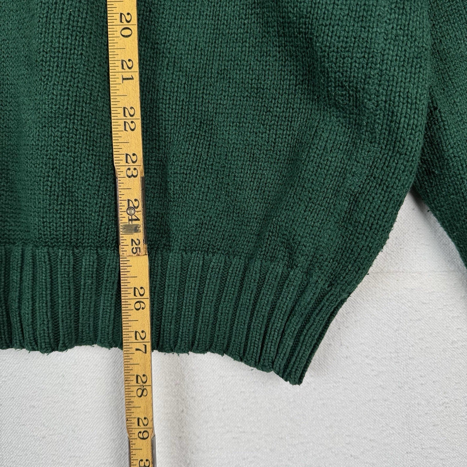 90’s Vintage Polo Ralph Lauren Sweater Men’s XL Green Knit Pullover