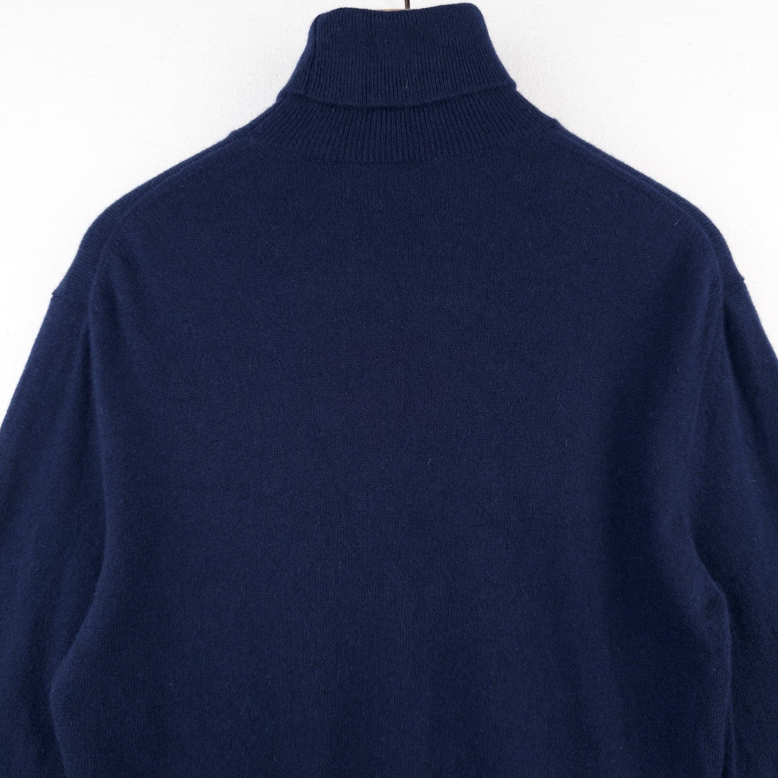 United Colors of Benetton Men’s M Blue Cashmere Turtleneck Sweater