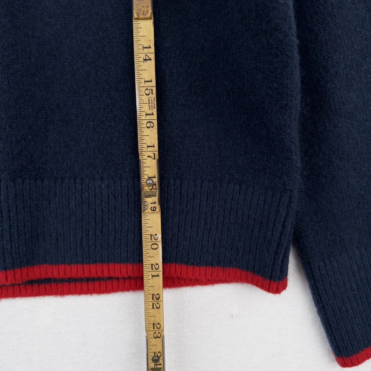 Abercrombie & Fitch Madeline Sweater Crew Neck Ski Park City Utah Blue XS