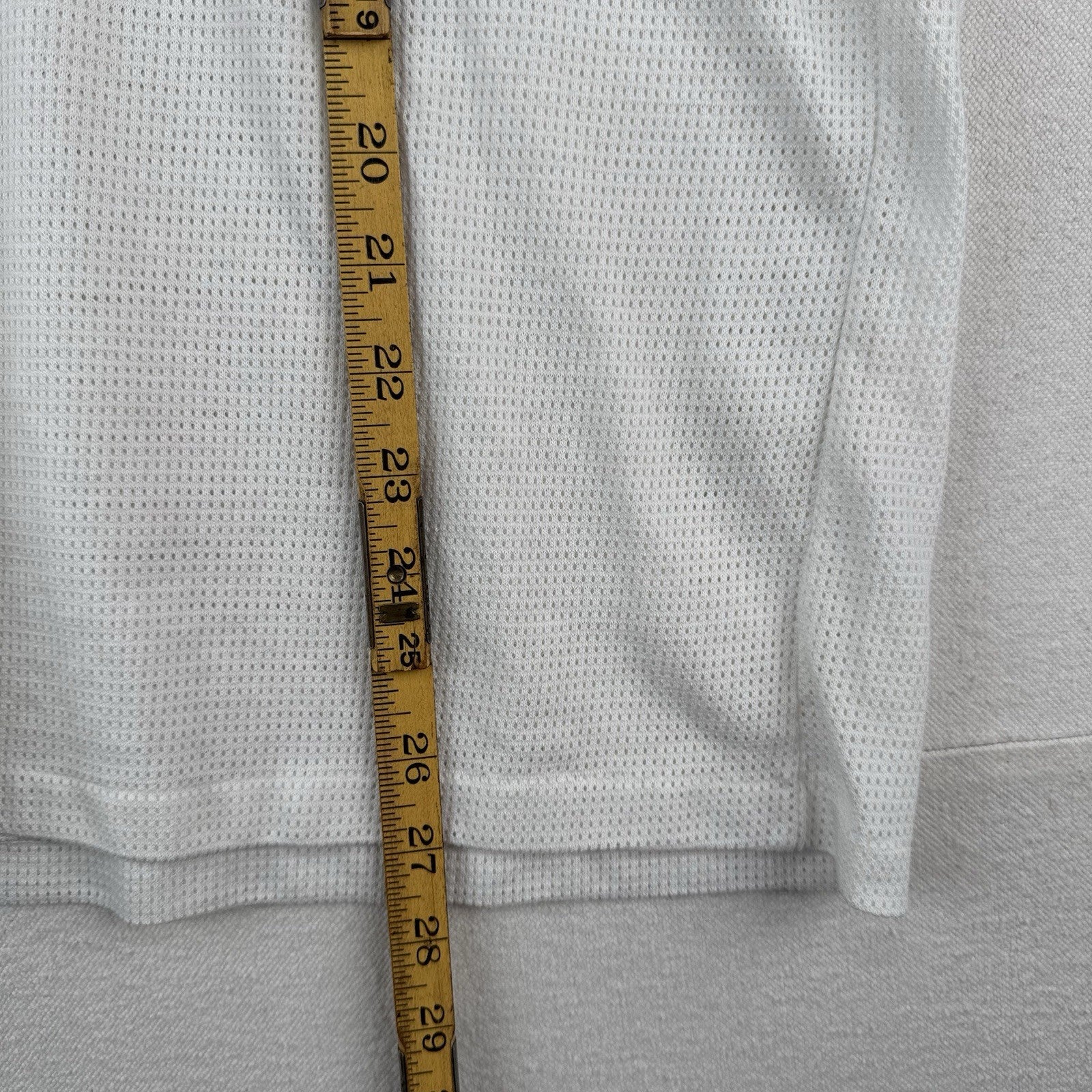 80’s Vtg Adidas Mesh Knit Polo Shirt Men’s XL Trefoil Tennis Golf White Made USA
