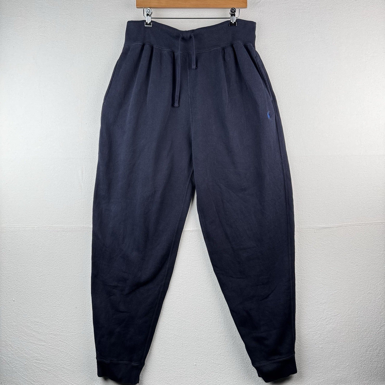 90’s Vtg Polo Ralph Lauren Sweatpants Mens 2XLT Navy Blue Pony Logo Joggers