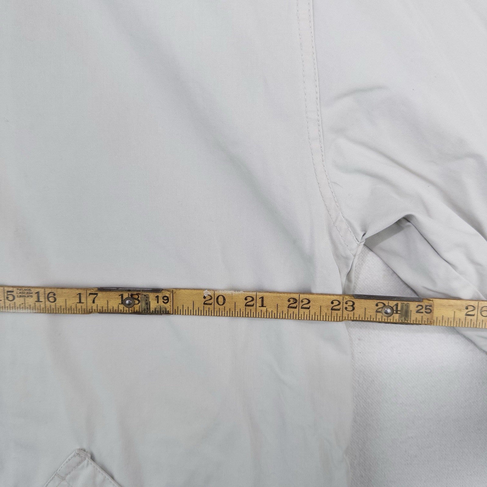 90’s Vtg J. Crew Oarsman Barn Jacket Chore Field Coat Corduroy Collar Beige M