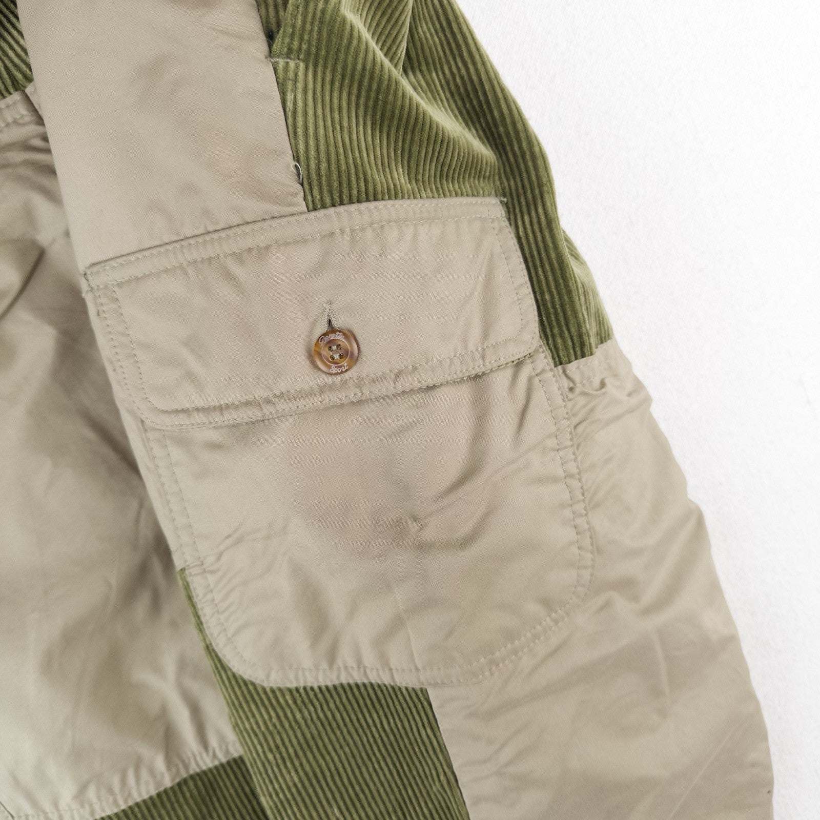 90’s Vtg Beretta Green Italian Corduroy Patchwork Hunting Pants Men’s 34x27 (52)