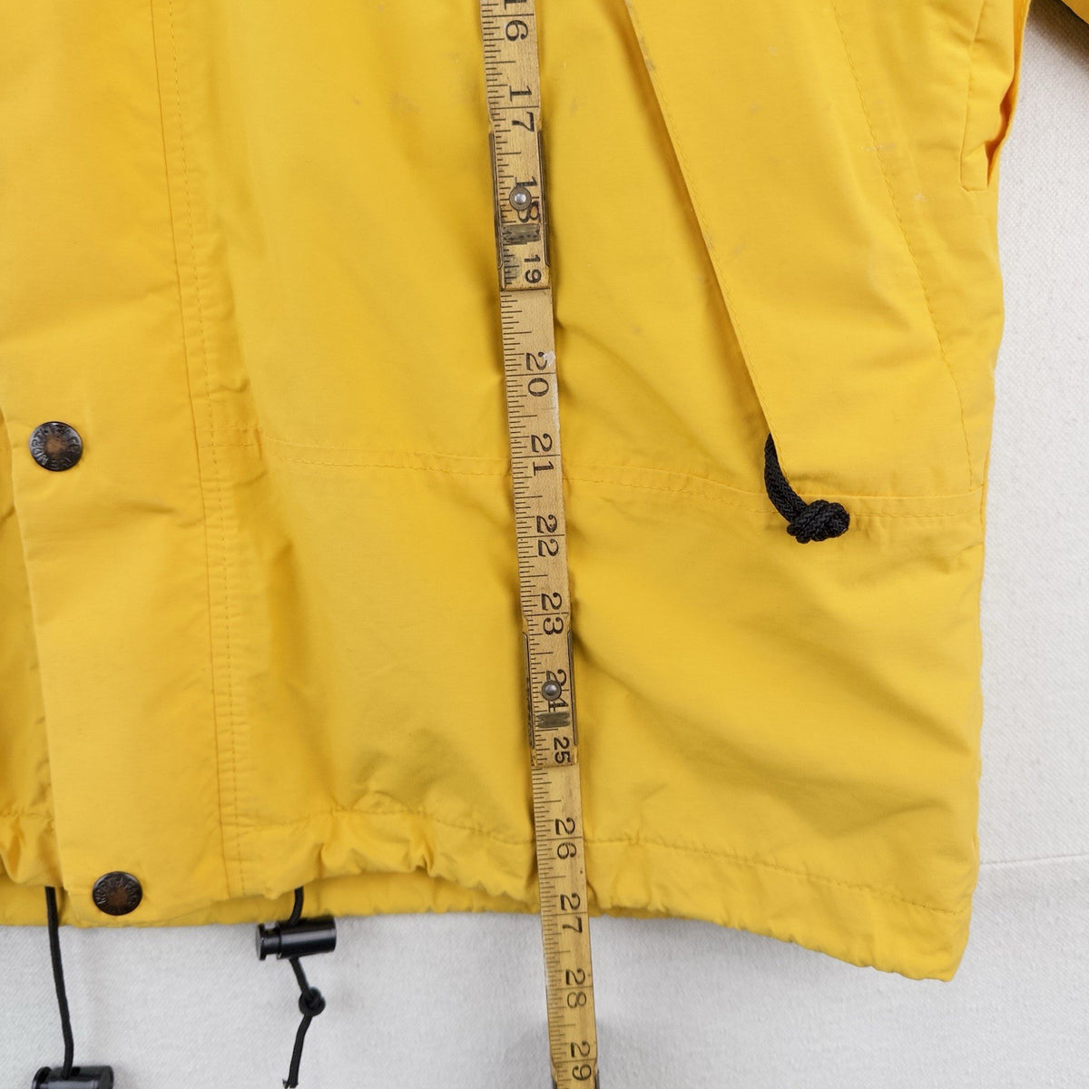 90’s Vtg North Face Mountain Jacket Men’s M Yellow Black Made in USA *Distressed