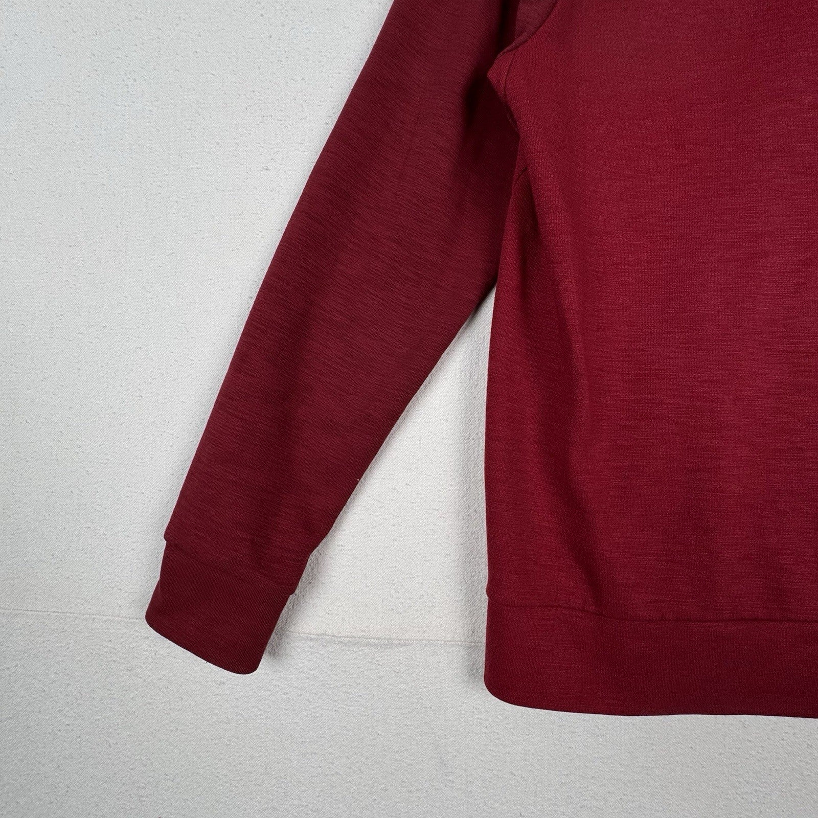 Nike Sportswear Optic Crew Pullover Sweatshirt Men’s Small Red 928465-677 Pocket