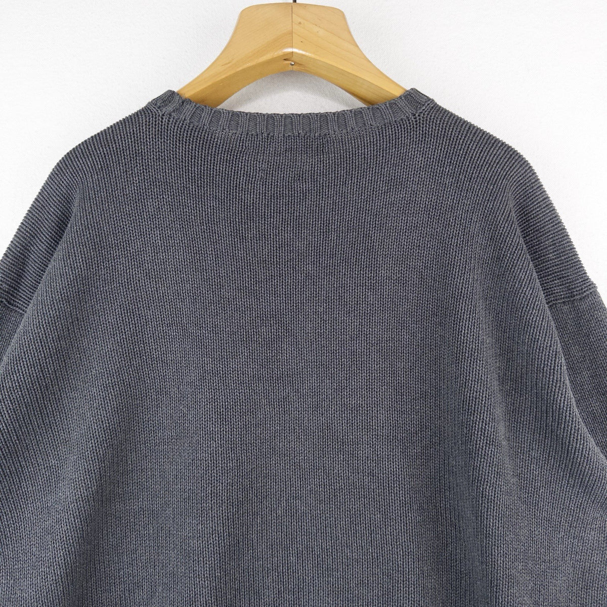 90’s Vintage Polo Ralph Lauren Mens XL Sweater Gray Knit Crew Neck *Read