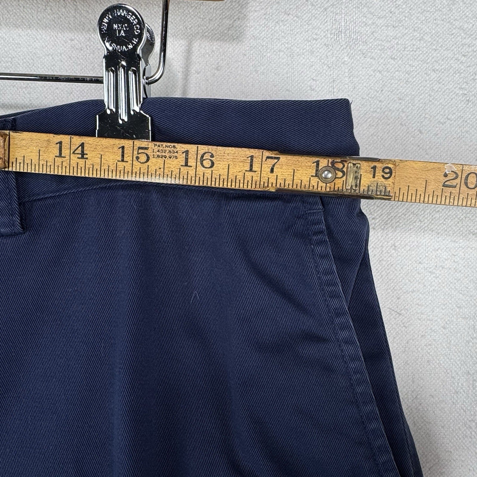 Polo Ralph Lauren Prospect Pant Mens 38x30 Navy Blue Cotton Chino Straight Leg
