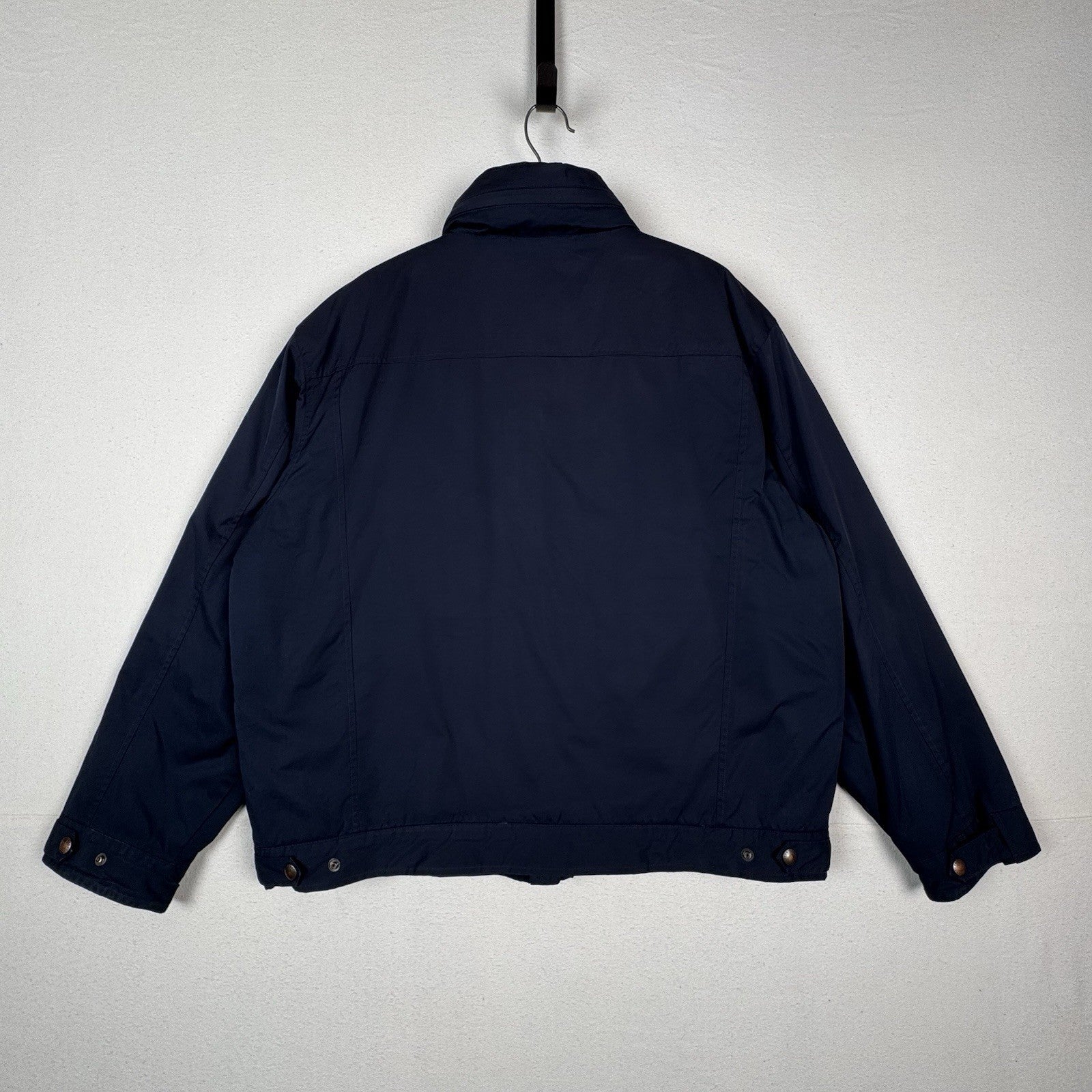 Vtg Polo Ralph Lauren 2XL Stowaway Hood Fleece Lined Harrington Bomber Jacket